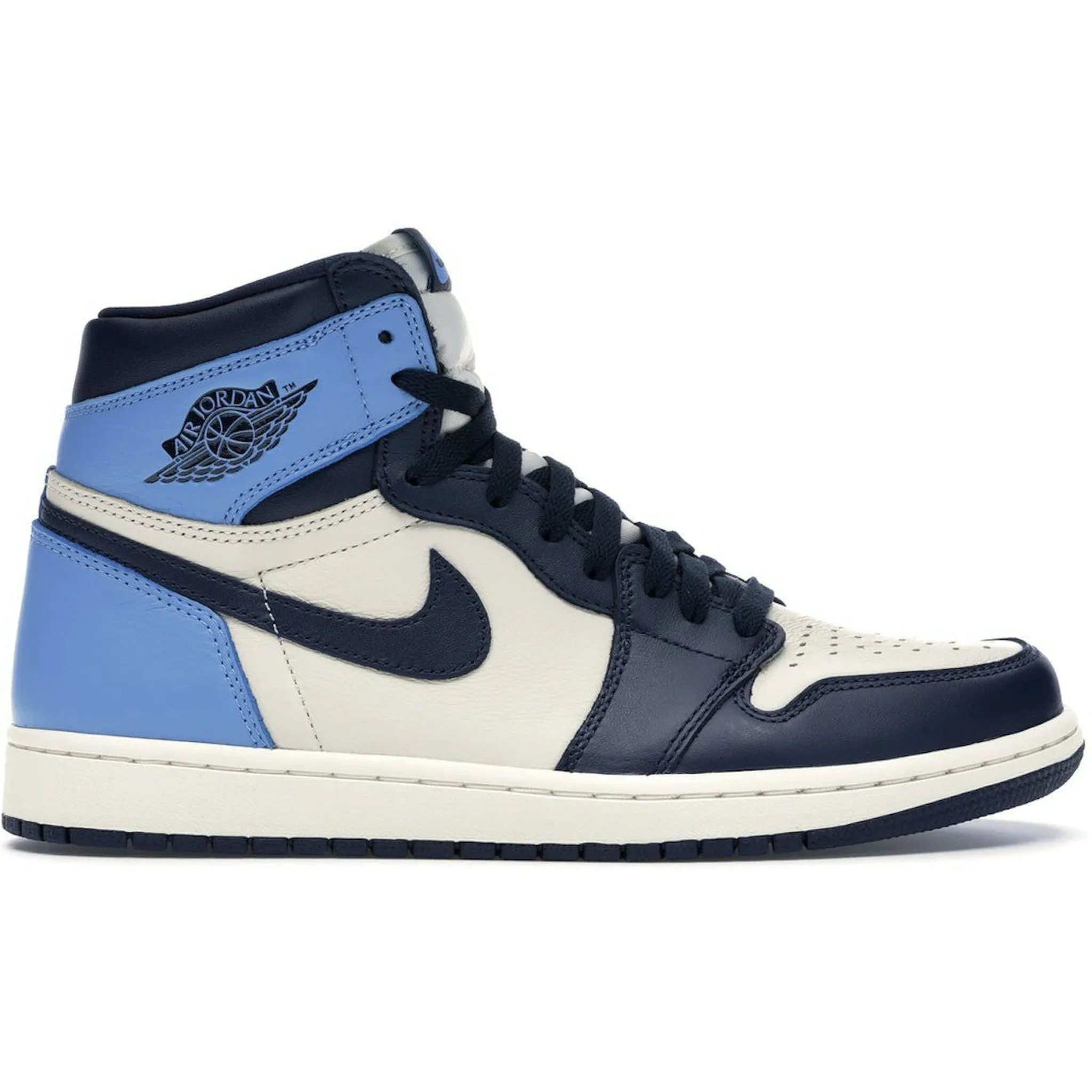 Jordan 1 Retro High Obsidian Travel Mood Fresh Wear