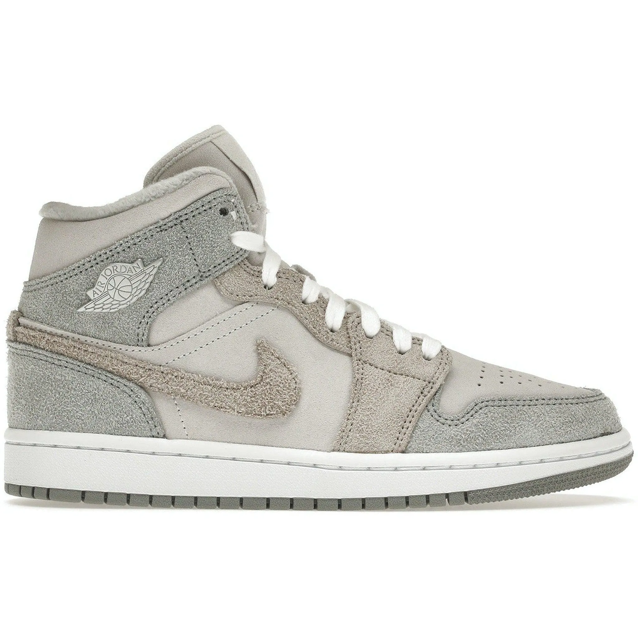 Cloud Feel Bush Path Jordan 1 Mid SE Particle Grey (Women's)