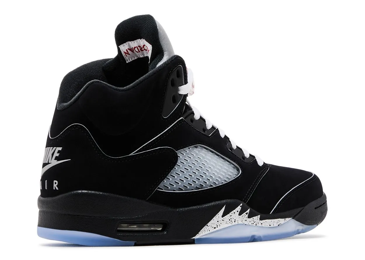 Air Jordan 5 Retro OG Black Metallic Reimagined synthetic leather No Pressure