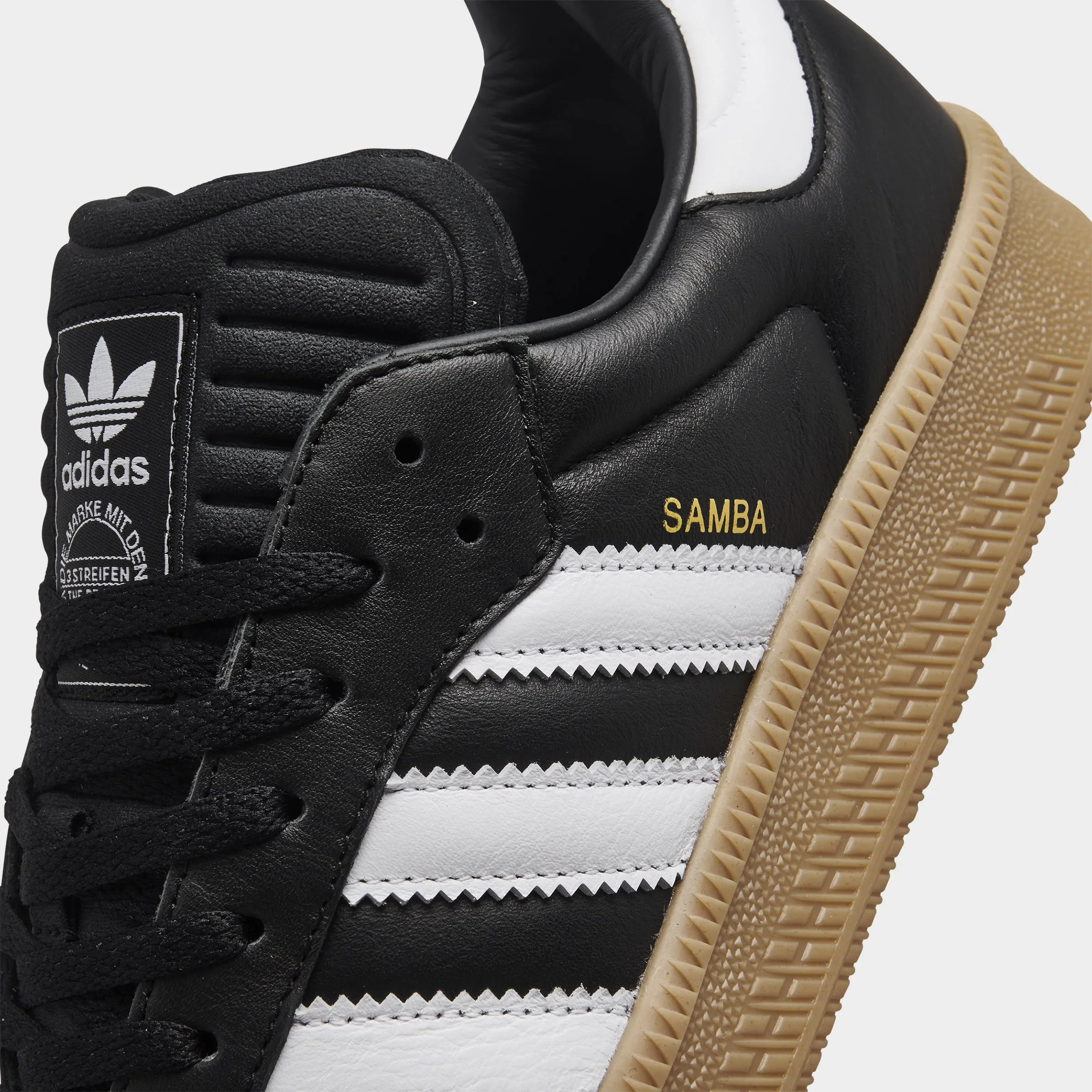 adidas Samba XLG Core Black /  Footwear White - Gum Soft Land Sky Light