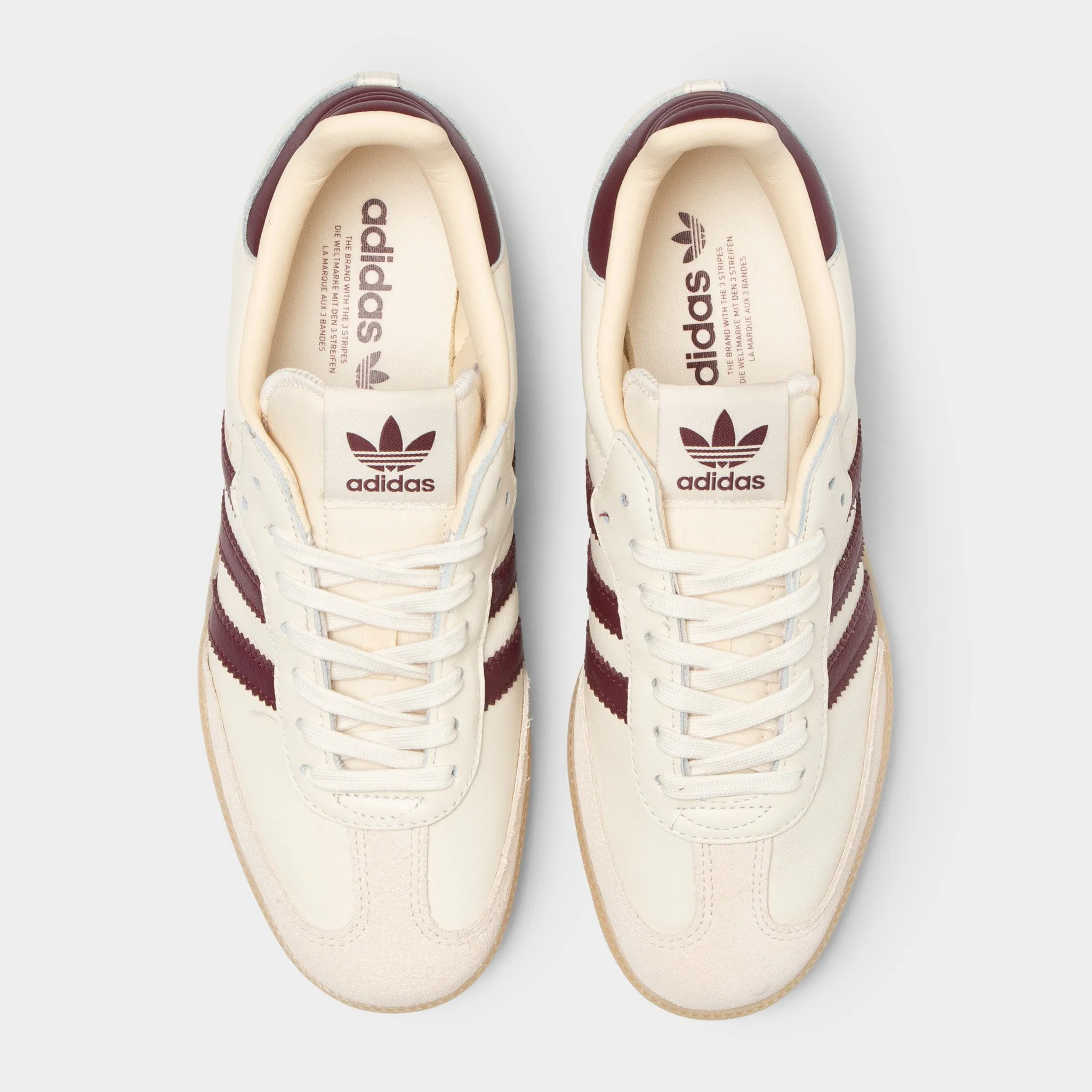 adidas Samba OG White / Red - Gum Active Day
