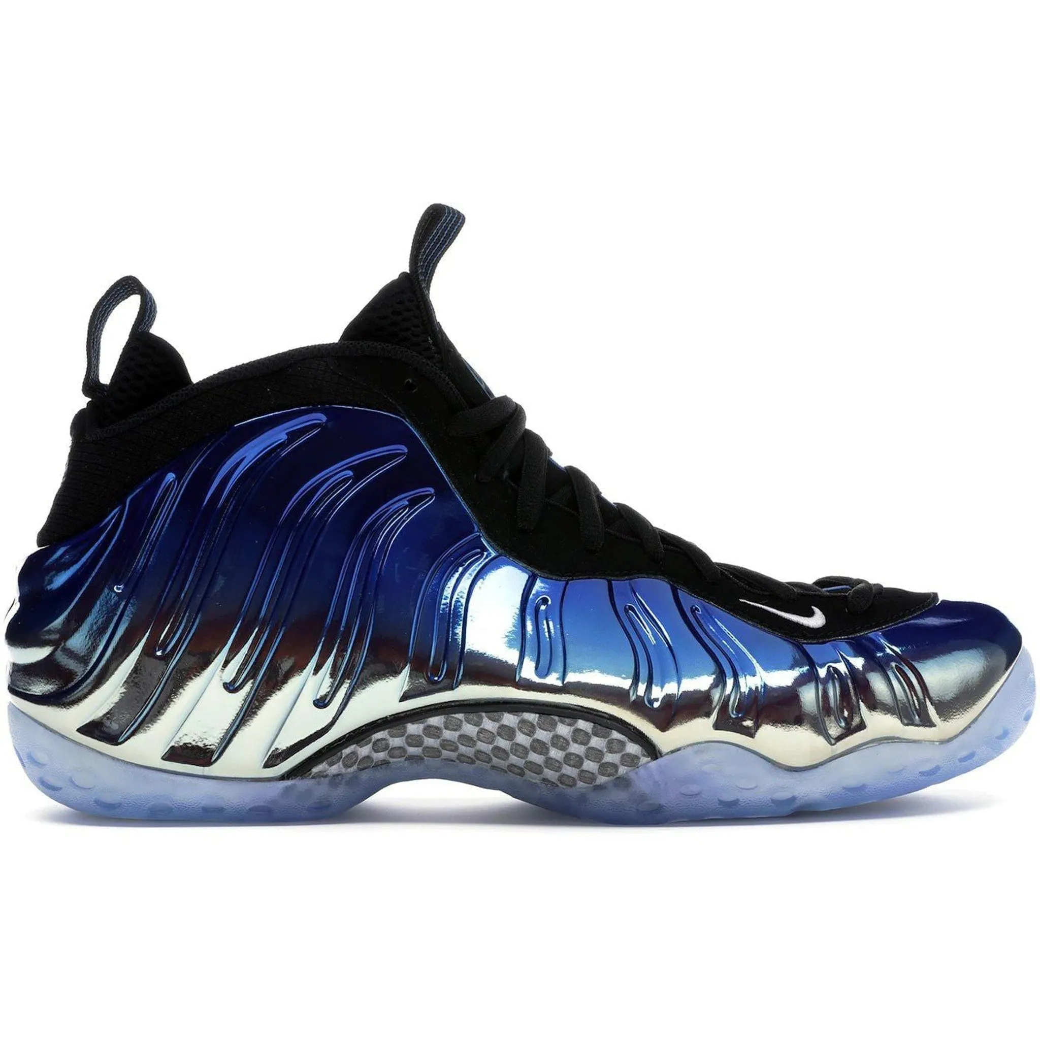 Responsive Heel Geometry Nike Air Foamposite One Blue Mirror