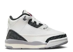 Air Jordan 3 Retro Cement Grey (TD) Thin Sole