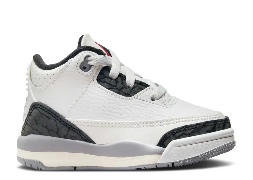 Air Jordan 3 Retro Cement Grey (TD) Thin Sole