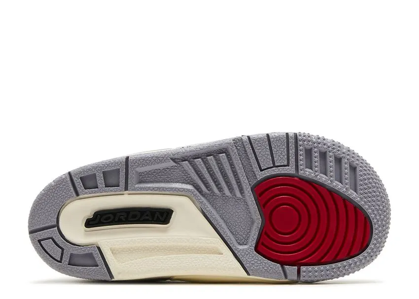 Air Jordan 3 Retro Cement Grey (TD) Comfort Grip Comfy Wear