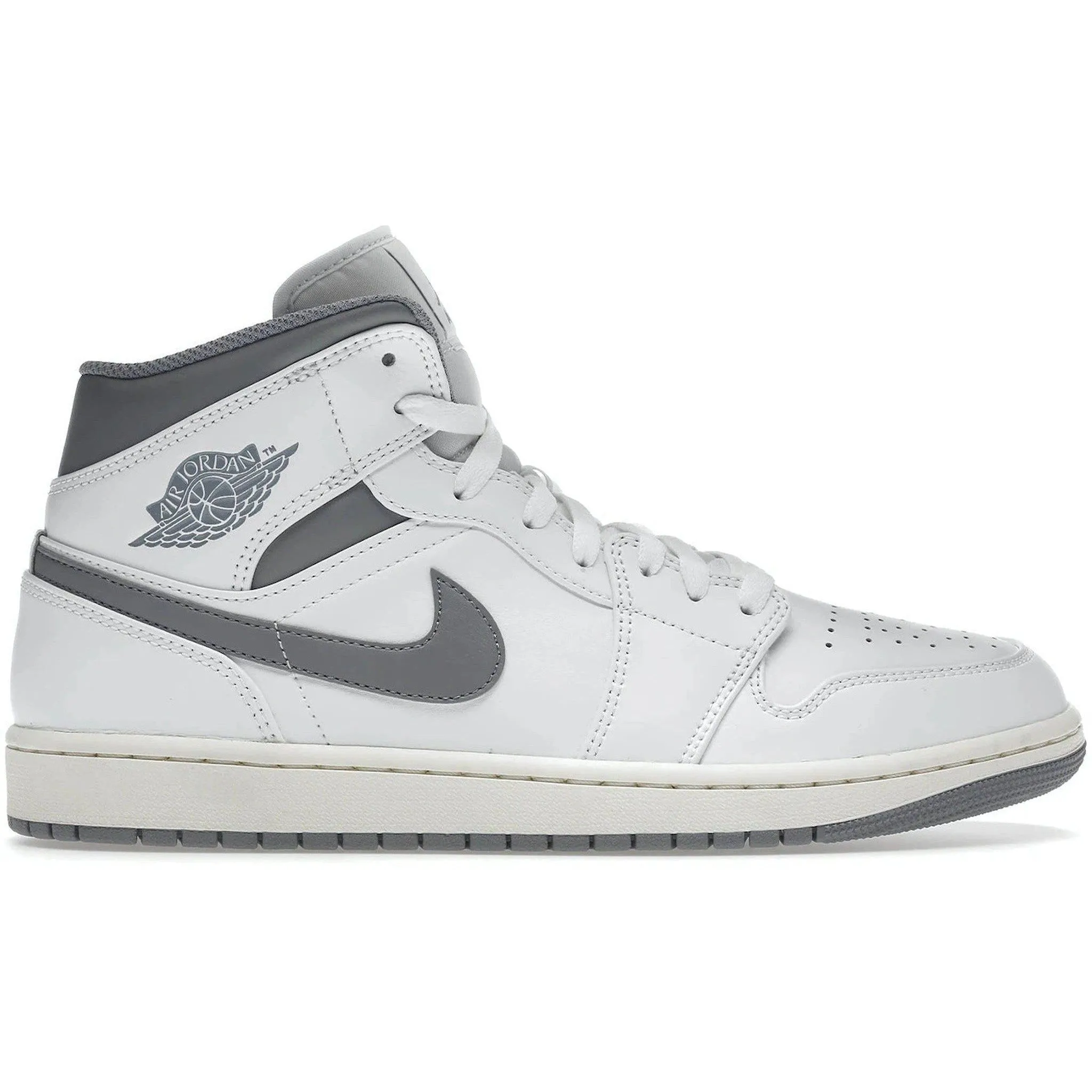 Step Light Jordan 1 Mid Neutral Grey