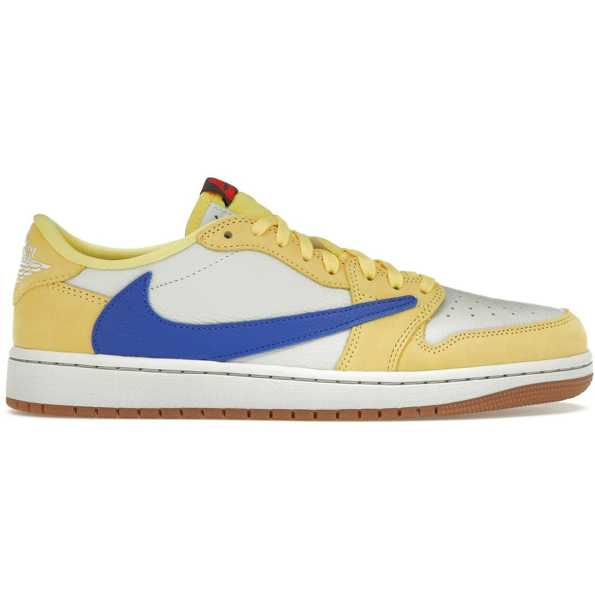 Foot Motion Jordan 1 Retro Low OG SP Travis Scott Canary (Women's)