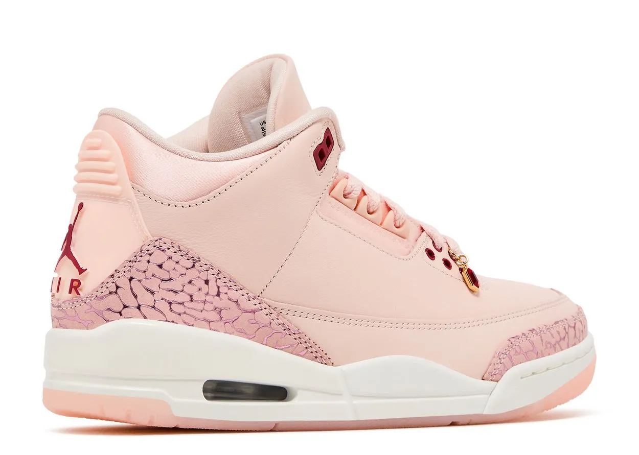 Winter Ready Comfort Wear Air Jordan 3 Retro Valentine's Day Treat Yourself