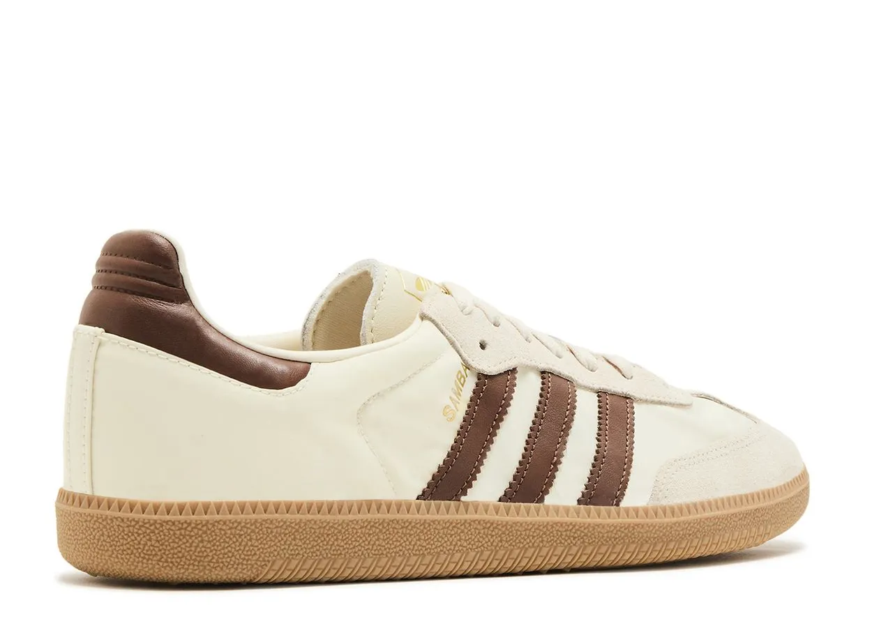 Adidas Samba OG Cream White Preloved Brown loafers Hold Hike