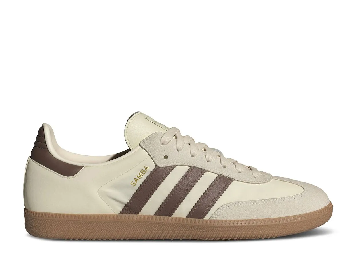 Adidas Samba OG Cream White Preloved Brown Balanced weight waterproof