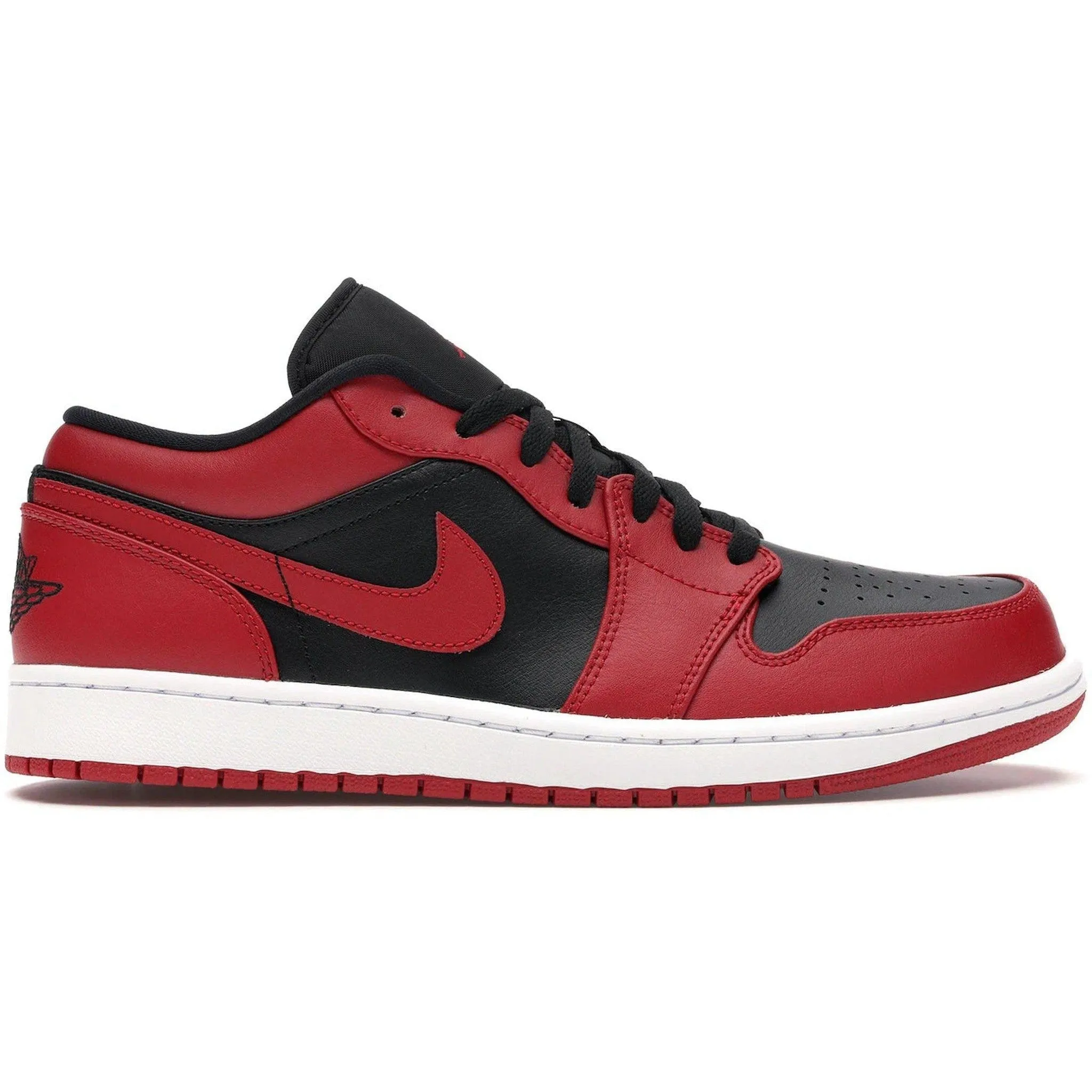 Flexible Wear Chic Basics Jordan 1 Low Reverse Bred