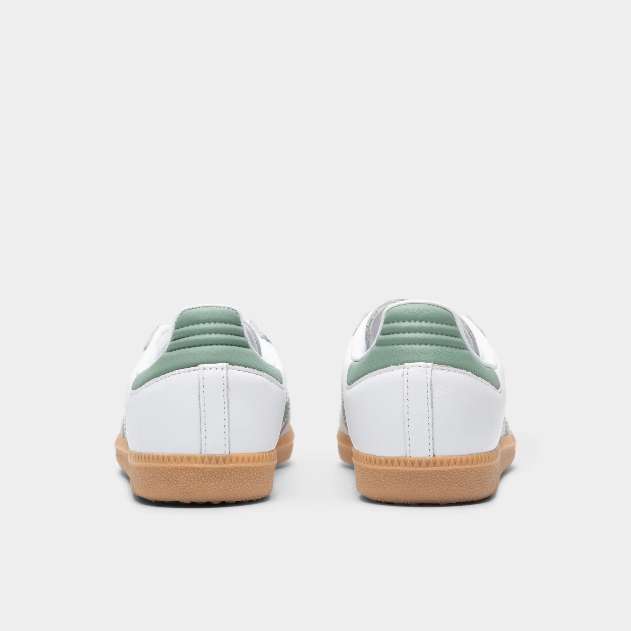 adidas Juniors' Samba OG Footwear White / Silver Green - Gum Forest Path Greek Ease