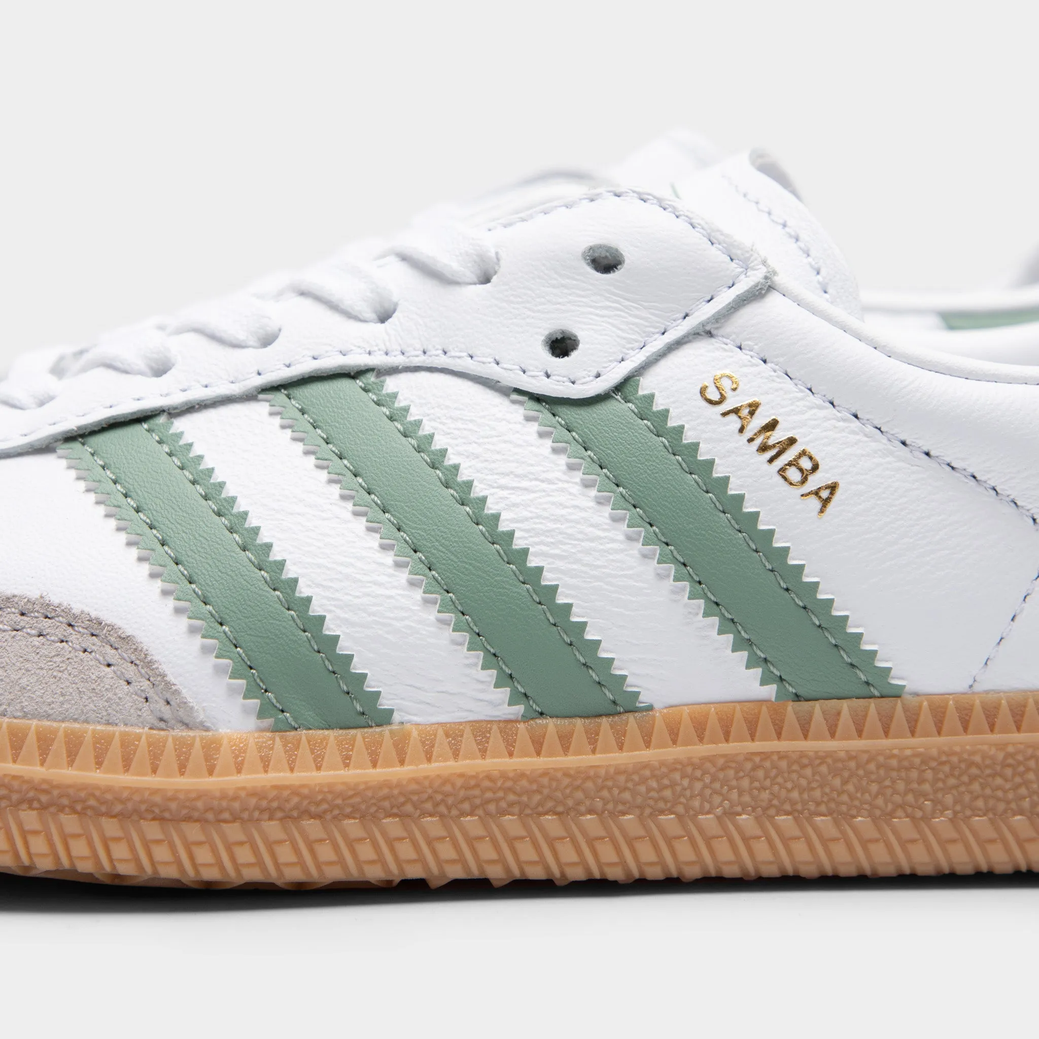 Heritage Line Clean White adidas Juniors' Samba OG Footwear White / Silver Green - Gum