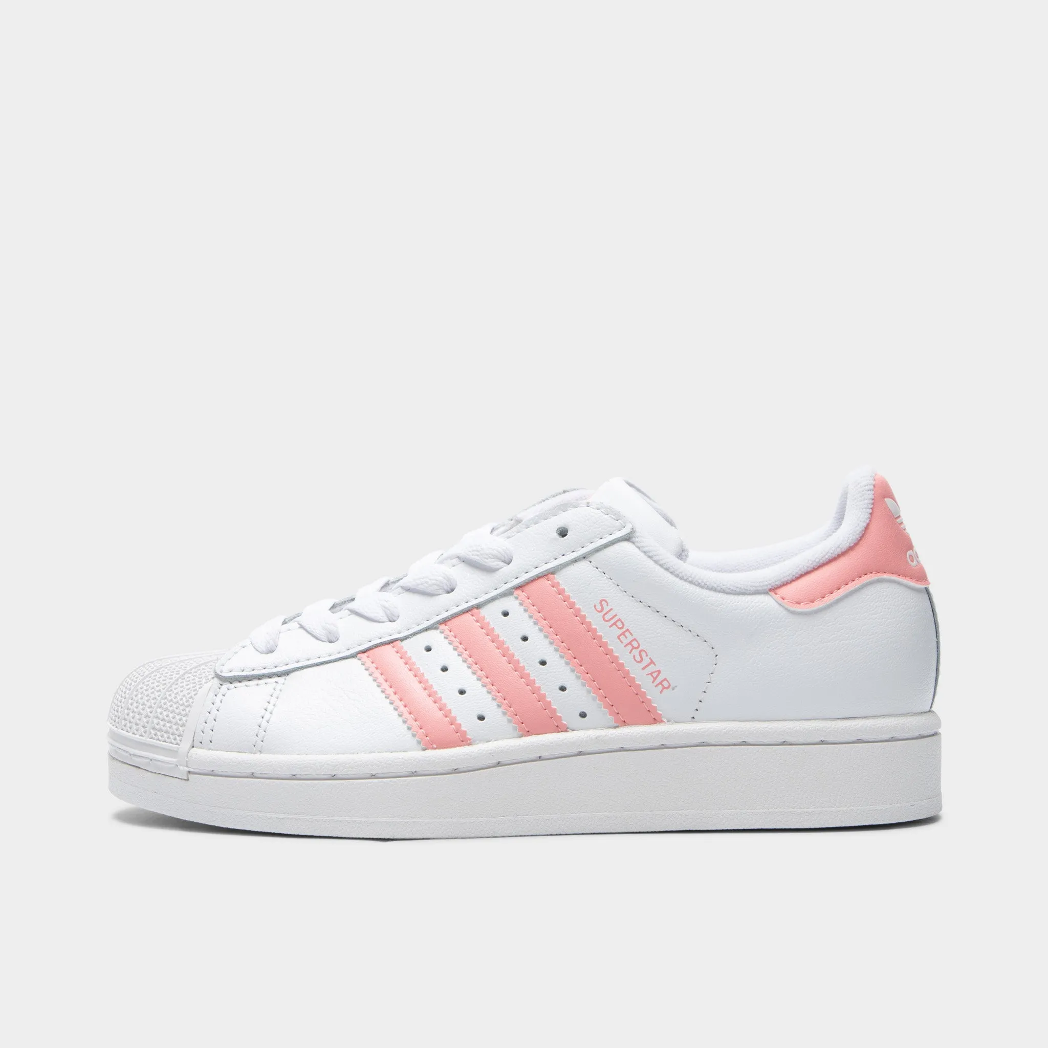 Earth Mood Cosmic Glow adidas Junior's Superstar 2 White / Semi Pink Spark