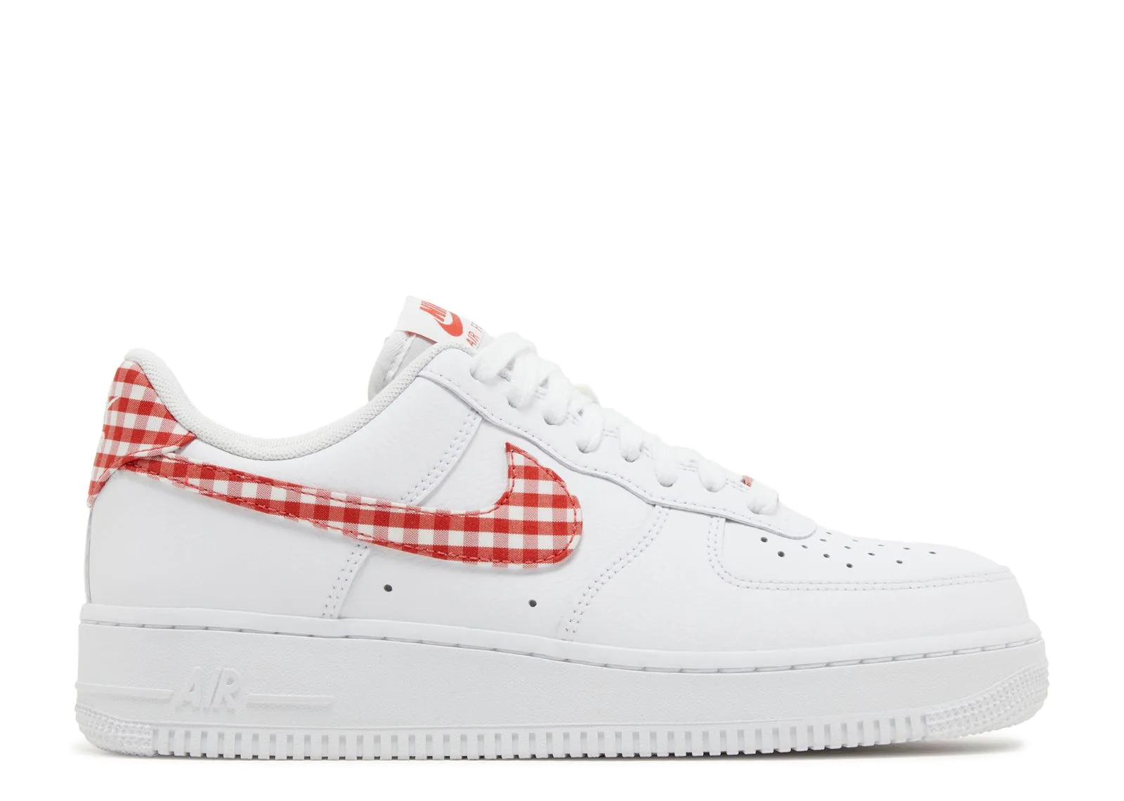 Stable Form Nike Air Force 1 Low '07 Essential White Mystic Red Gingham