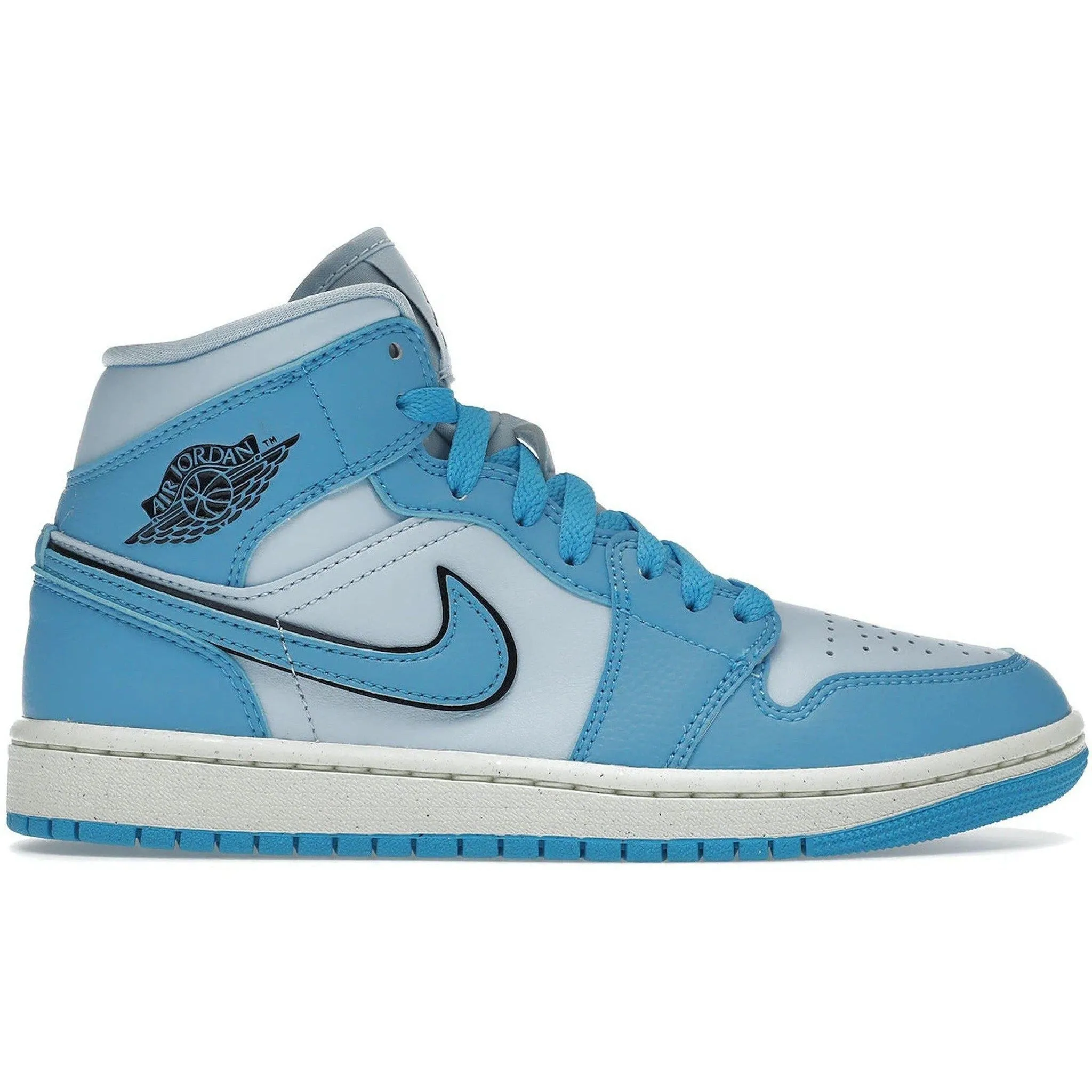 Jordan 1 Mid SE Ice Blue (W) Foot Ease