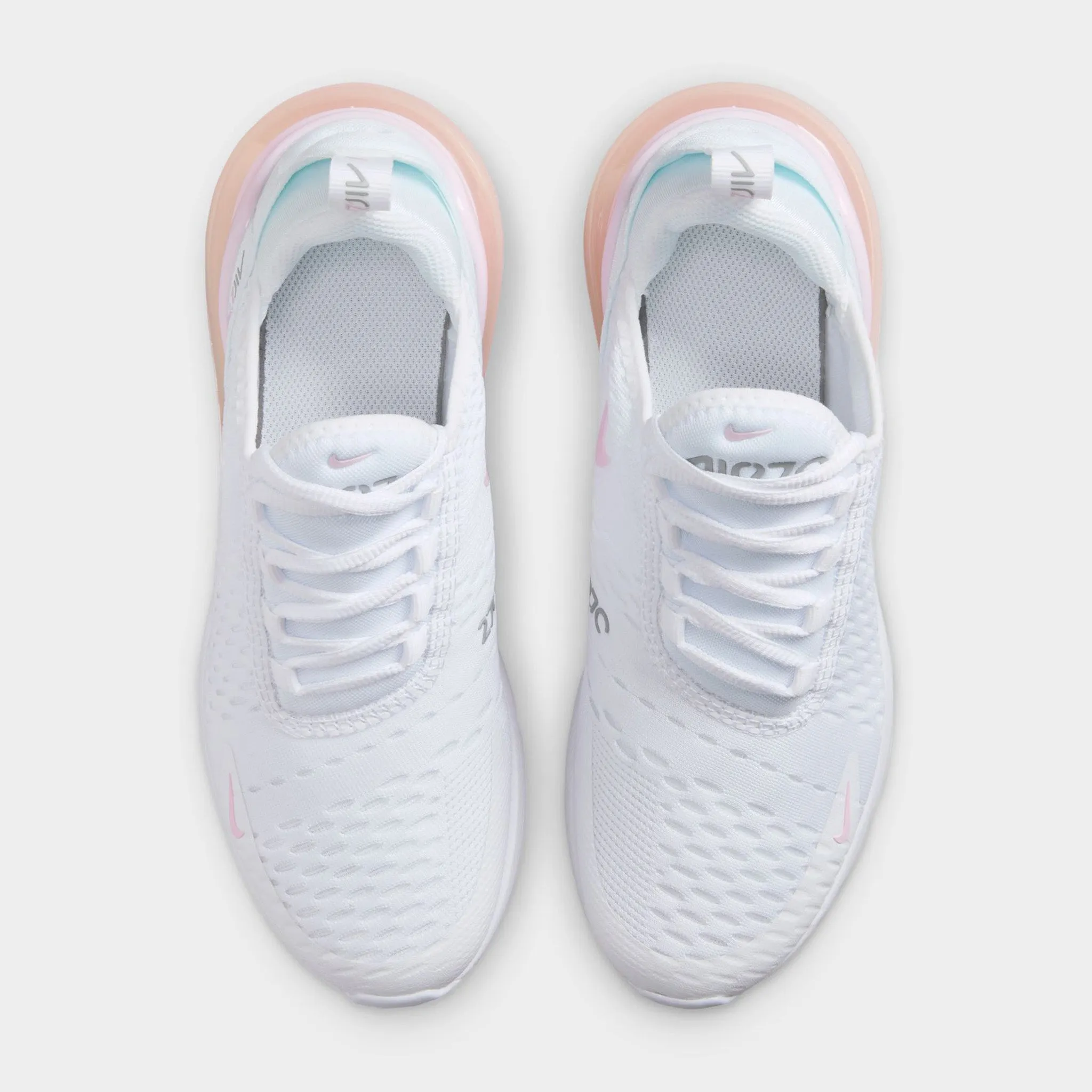 Nike Air Max 270 GS White / Pink Foam - Light Smoke Grey Office Friendly