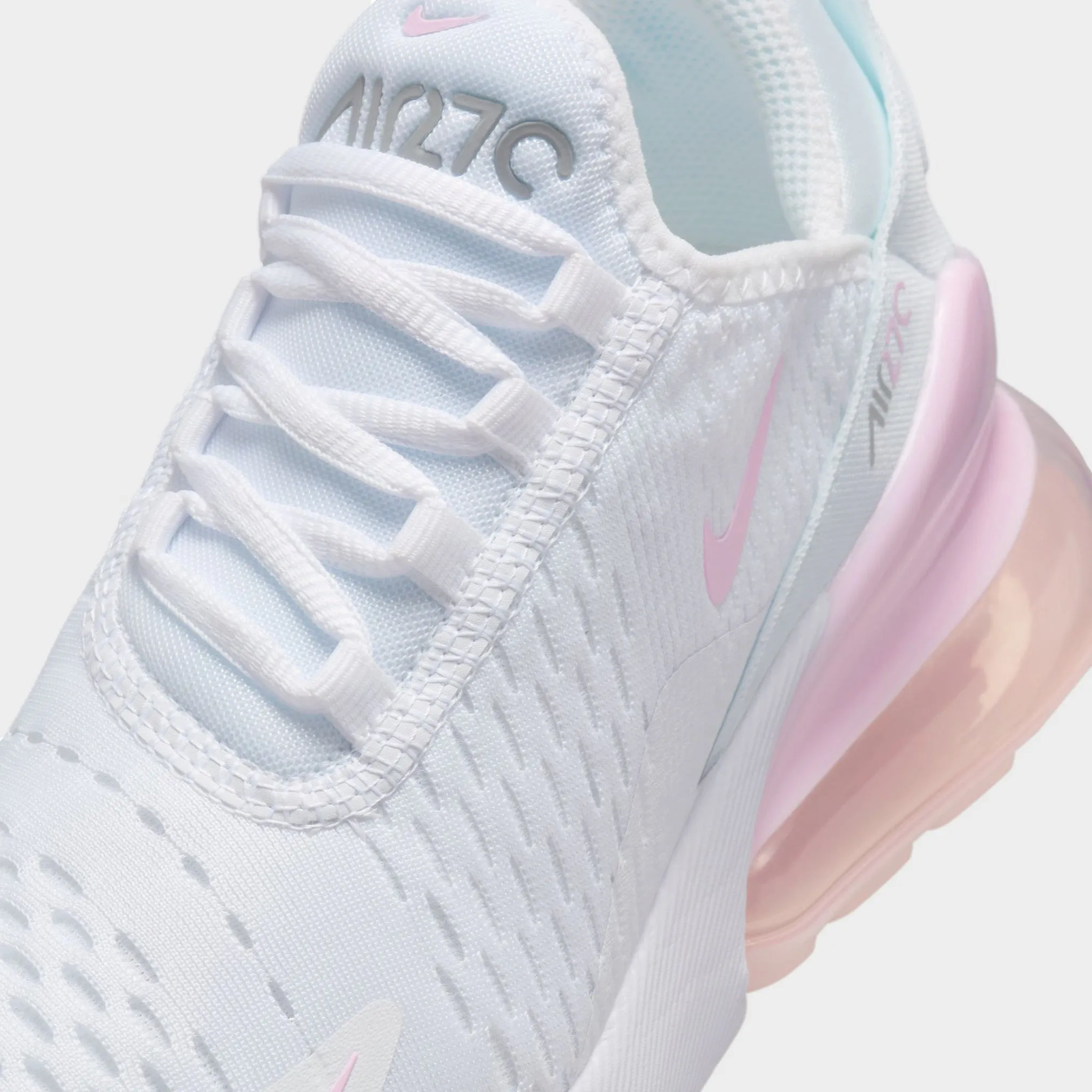 Nike Air Max 270 GS White / Pink Foam - Light Smoke Grey Fresh Wear