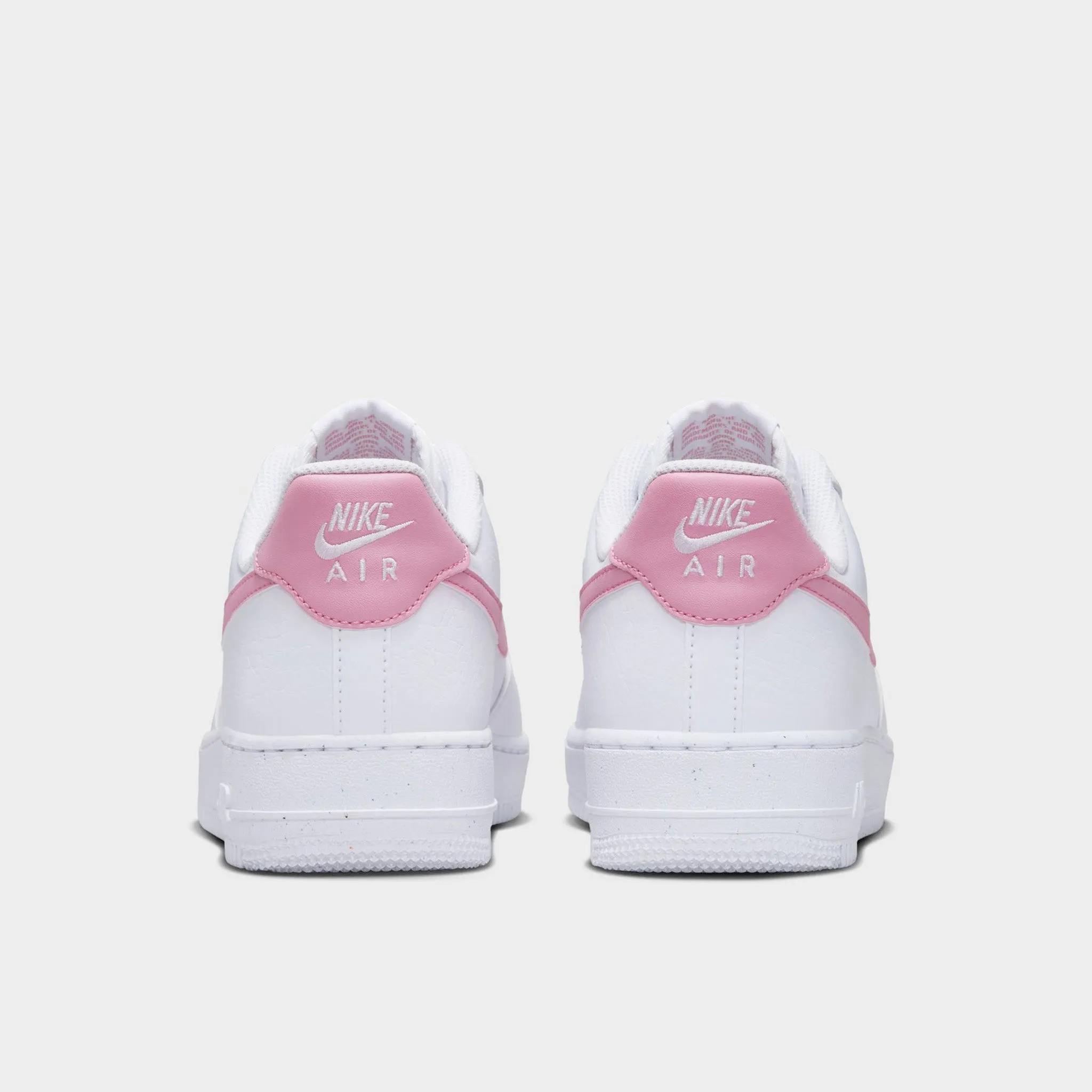 Nike Women's Air Force 1 '07 Next Nature White / Elemental Pink Storm Walk Dawn Jog