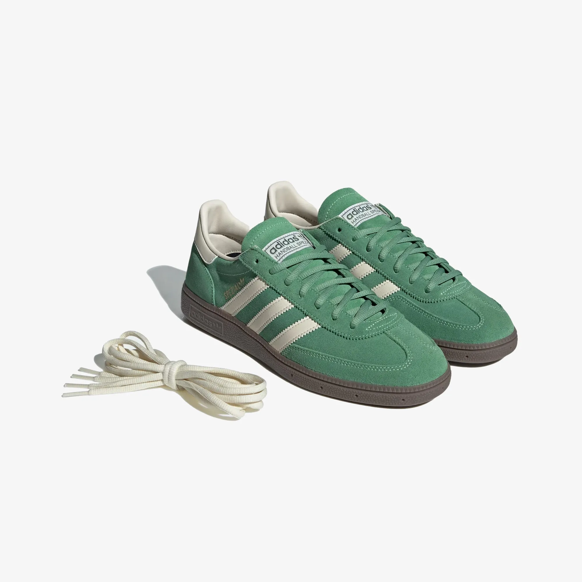 Adidas Originals | HANDBALL SPEZIAL  { PRELOVED GREEN/CREAM WHITE/CRYSTAL WHITE Marathon Pace