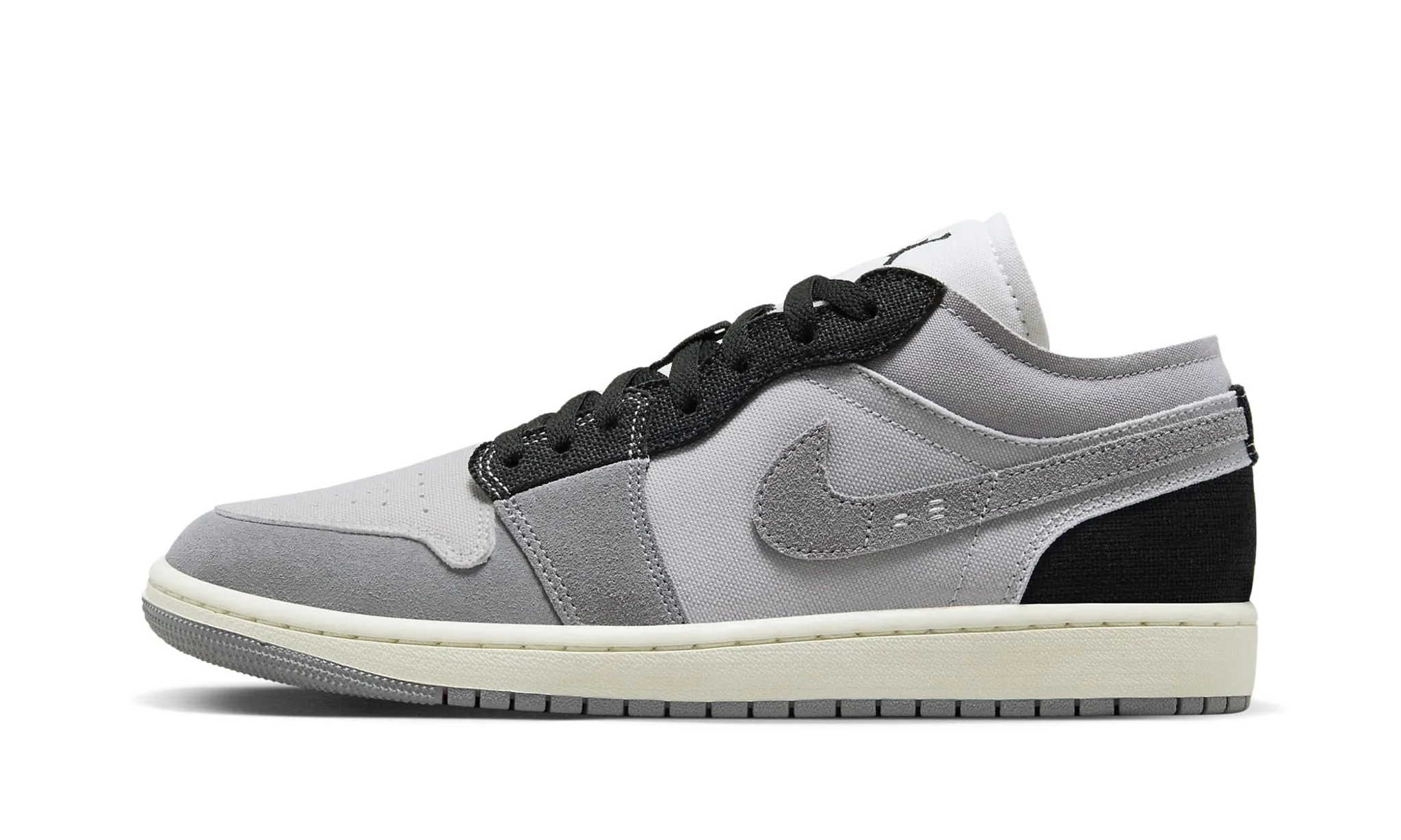 Enhanced grip Sun Guard Air Jordan 1 Low Craft Cement Grey