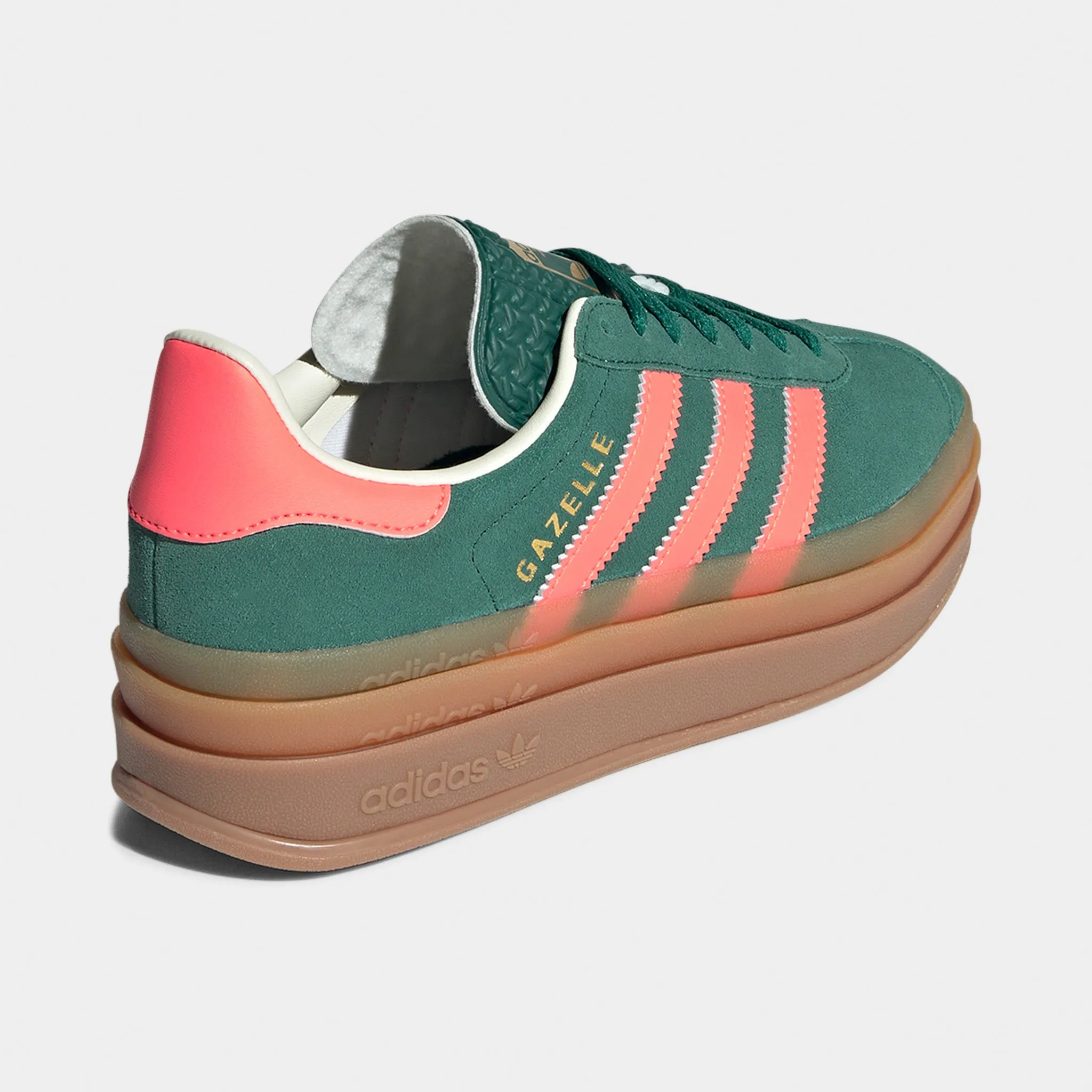 Dream Path Running adidas Juniors' Gazelle Bold Green / Orange