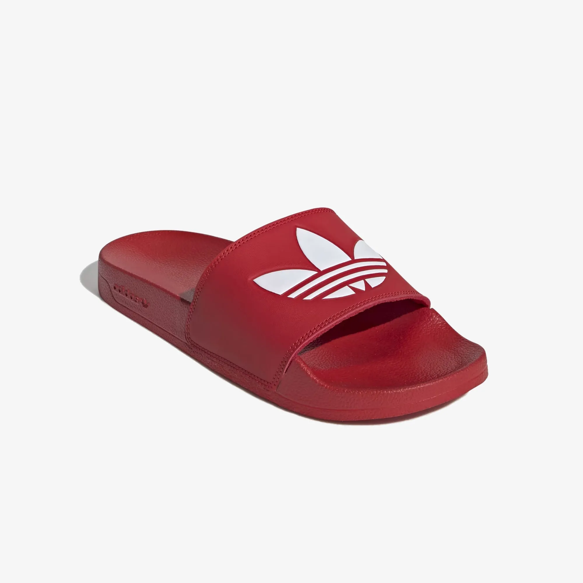 Adidas Originals | ADILETTE LITE SLIDES { RED/WHITE Dusk Run