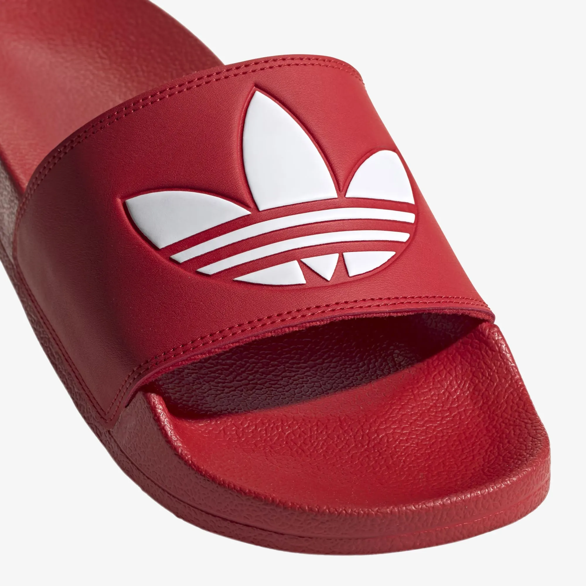 Ready Fit Fast Fit Adidas Originals | ADILETTE LITE SLIDES { RED/WHITE