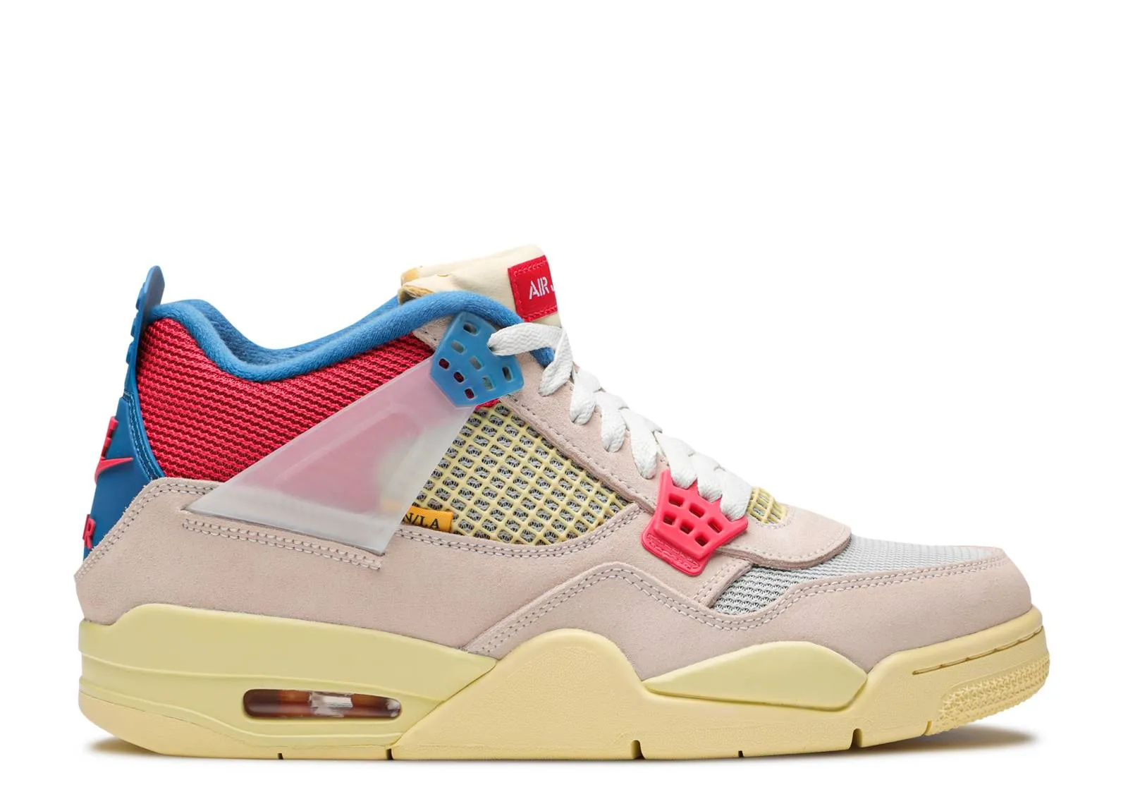 Air Jordan 4 Retro Union Guava Ice Reinforced heel Light Sole