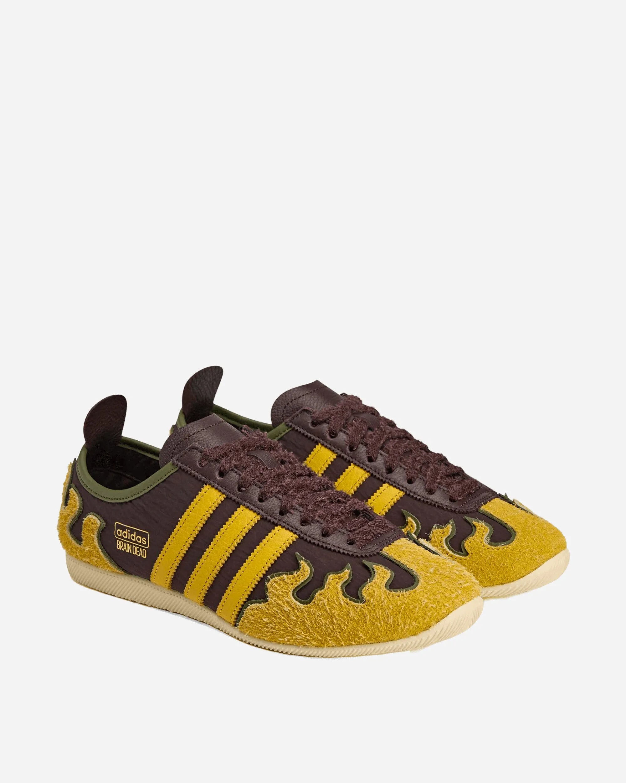 Brain Dead Japan Sneakers Shadow Brown / Yellow Kind Step Quick Flow