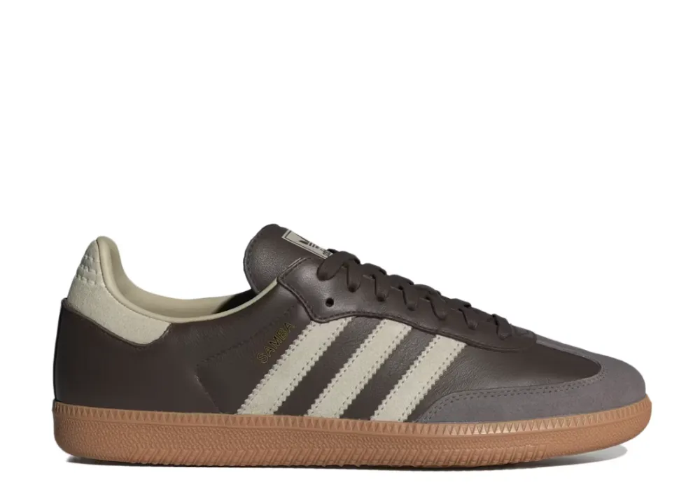 Neat Lines Adidas Samba OG Brown Putty Grey