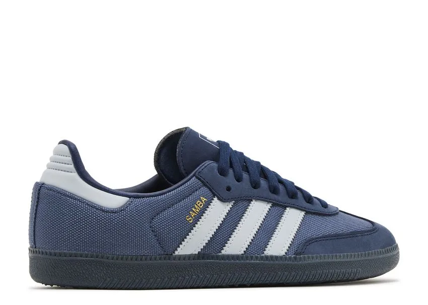 Adidas Samba OG Preloved Ink Halo Blue Fire Walk