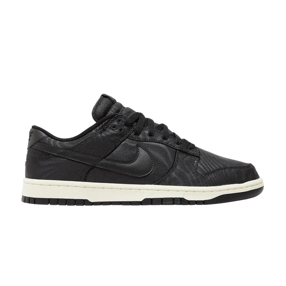 Nike Dunk Low Black Canvas subtle style