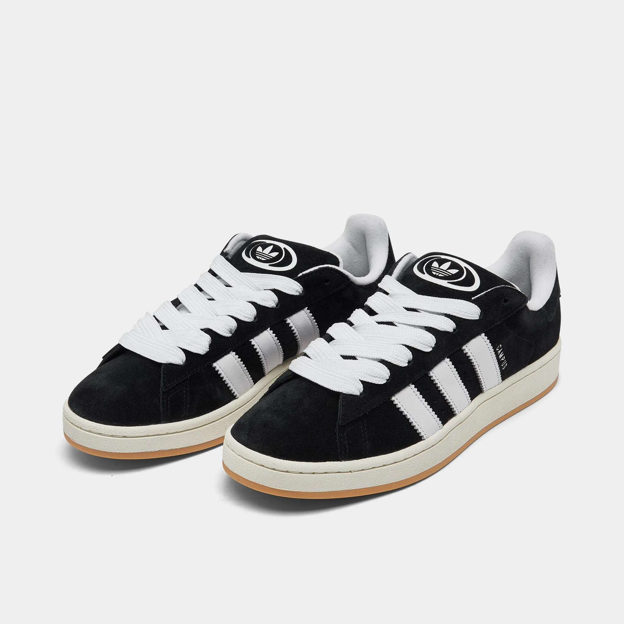 Couple Pair Boat Walk adidas Originals Campus 00s Core Black / Footwear White - Off White