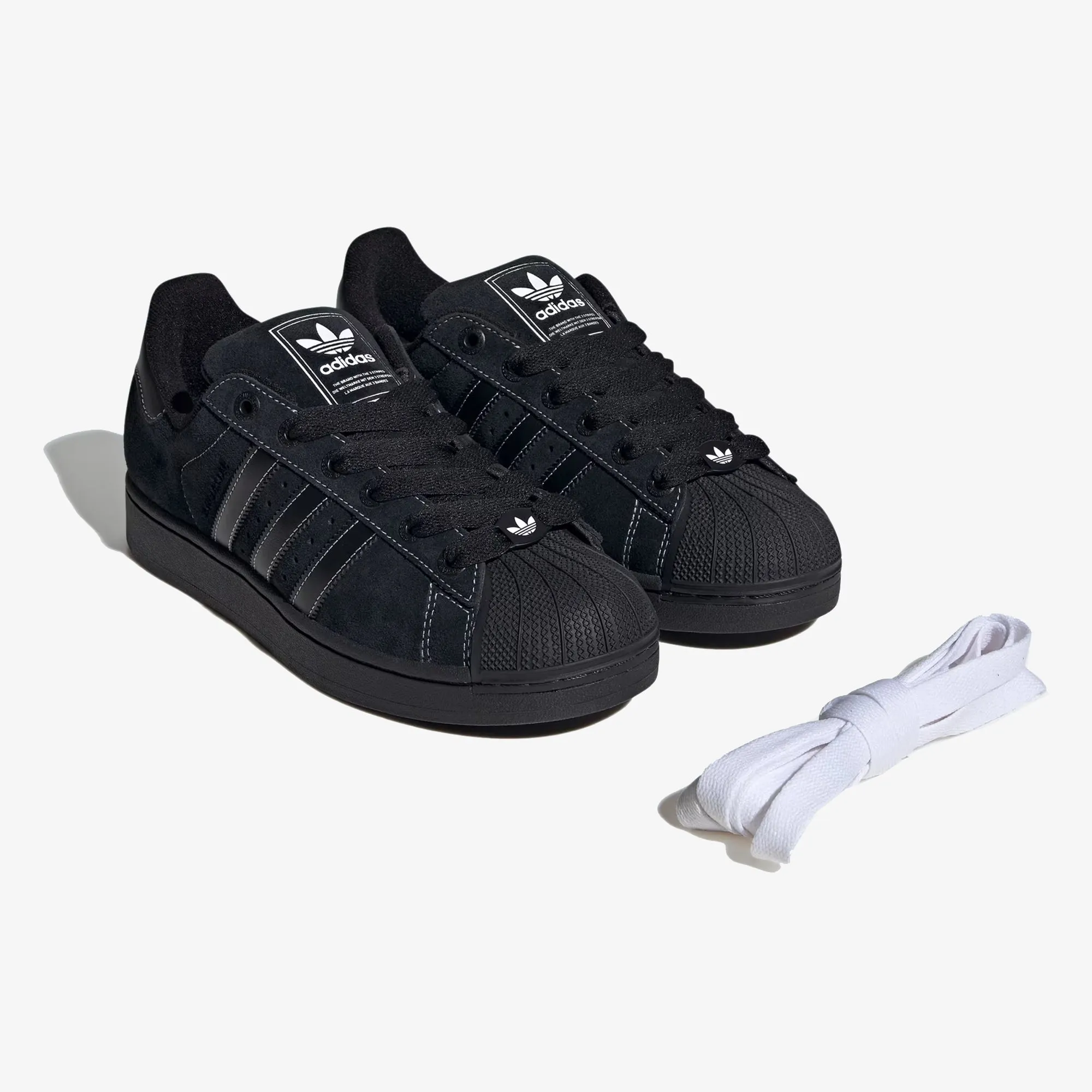 Zip Up Adidas Originals | SUPERSTAR II { CORE BLACK/CLOUD WHITE