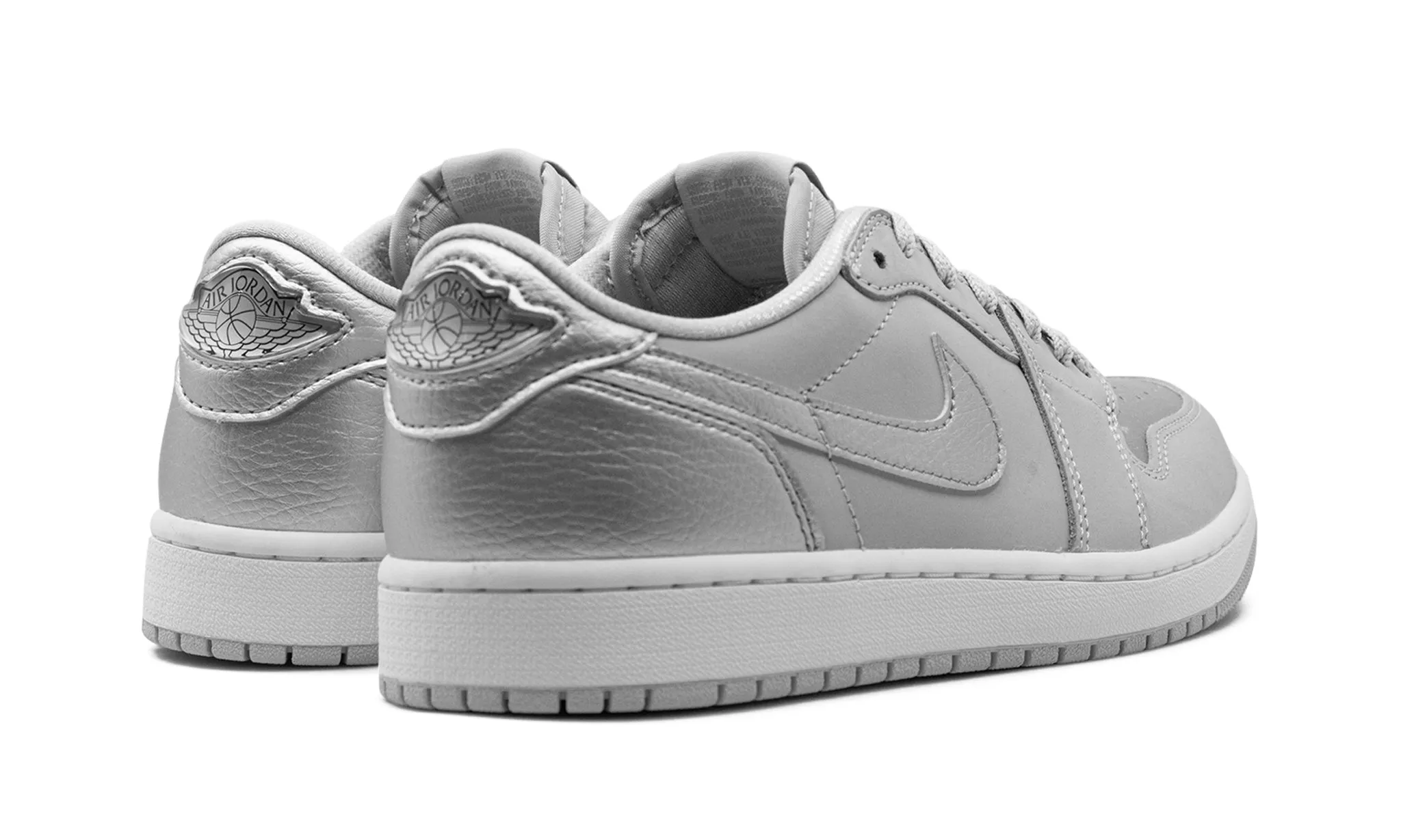 Wide Base photo shoot Air Jordan 1 Retro Low OG 'Metallic Silver'