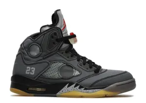 Stable Move Air Jordan 5 Retro Off-White Black