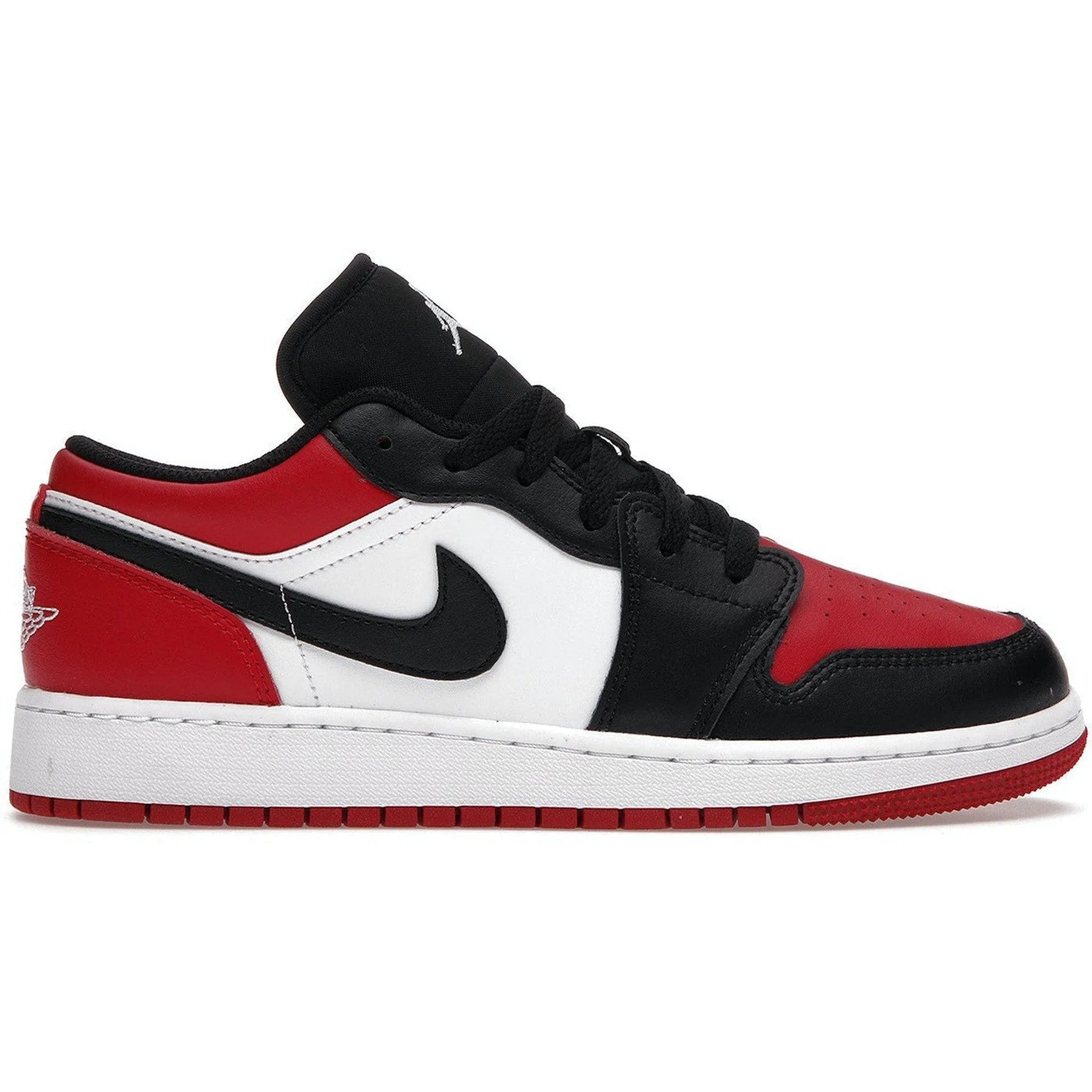 Jordan 1 Low Bred Toe (GS) Stay Chill Zip Design