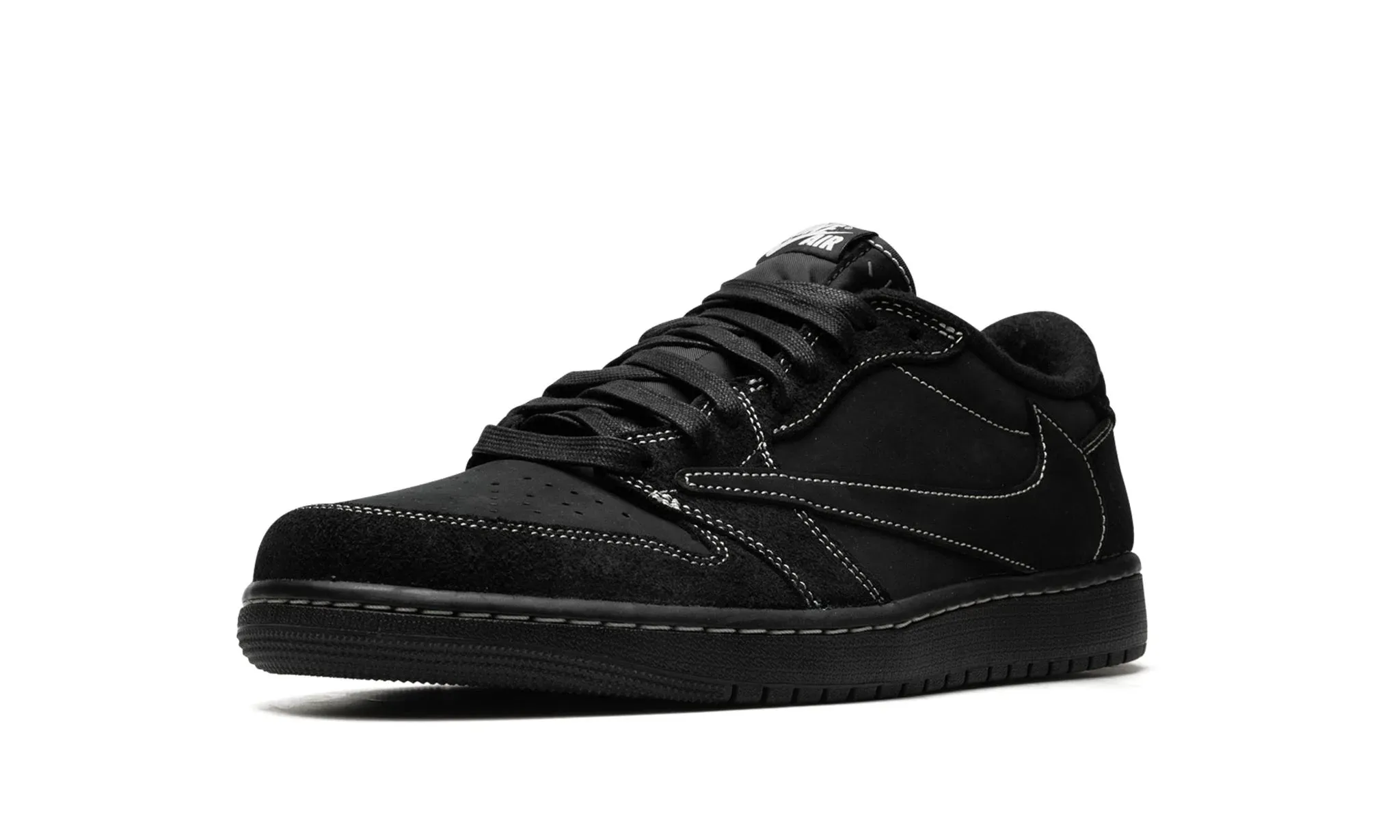 Corner Style Air Jordan 1 Low x Travis Scott Black Phantom