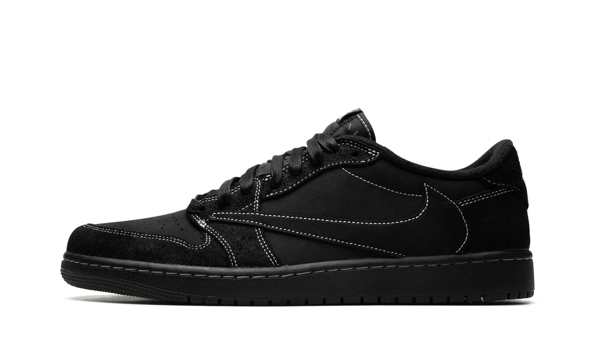Air Jordan 1 Low x Travis Scott Black Phantom Balance Fit Walking