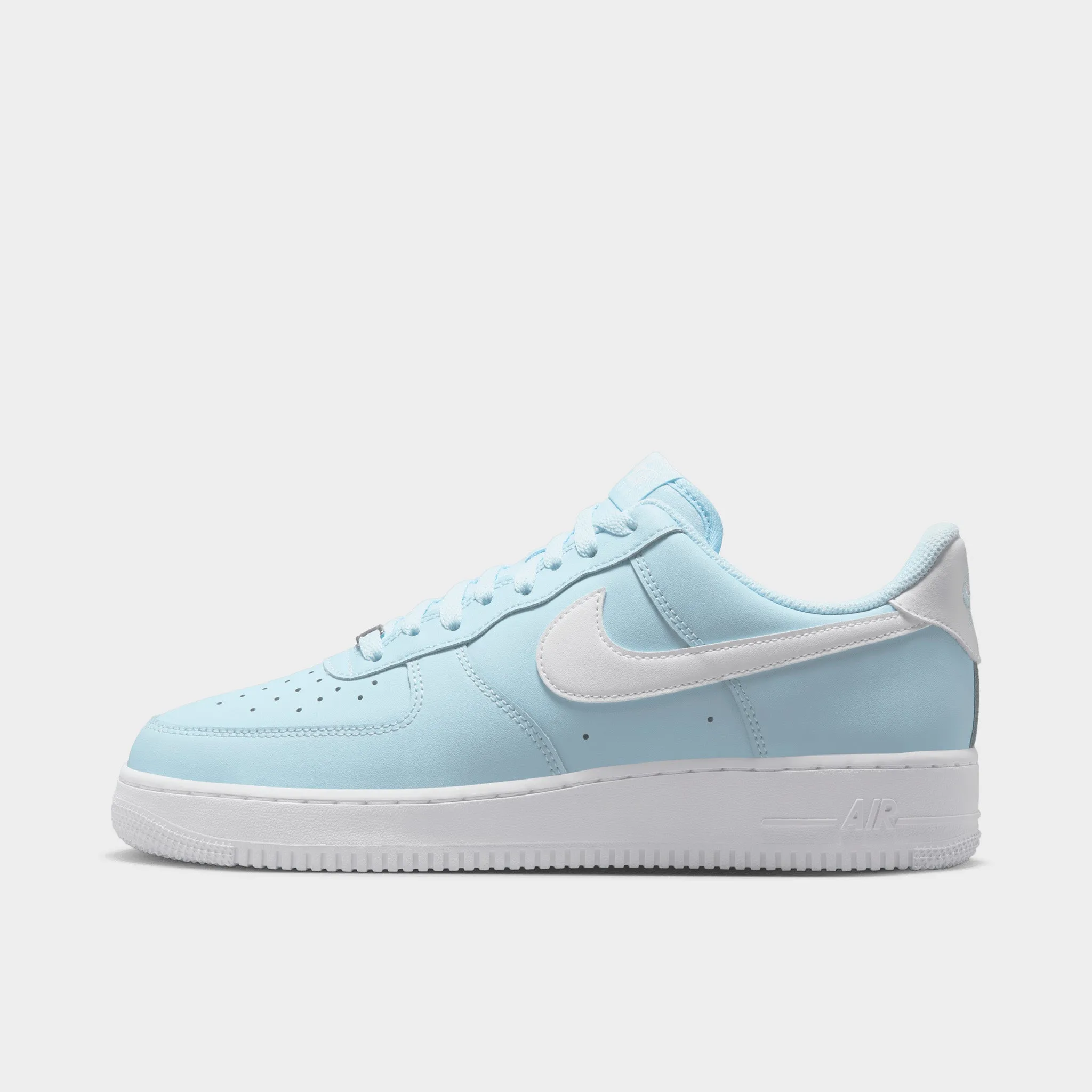Fashionable Look Modern Street Nike Air Force 1 '07 Glacier Blue / White