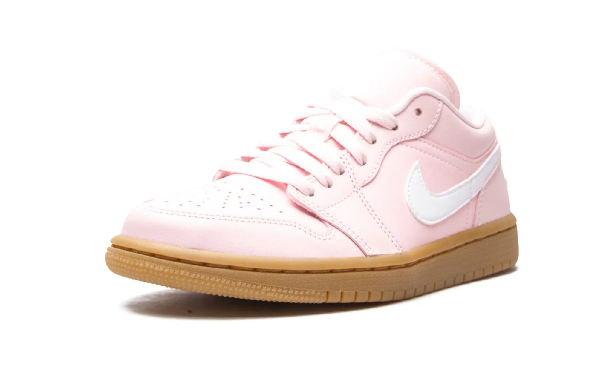 Air Jordan 1 Low Wmns Arctic Pink Gum Stable Step Shine Tone