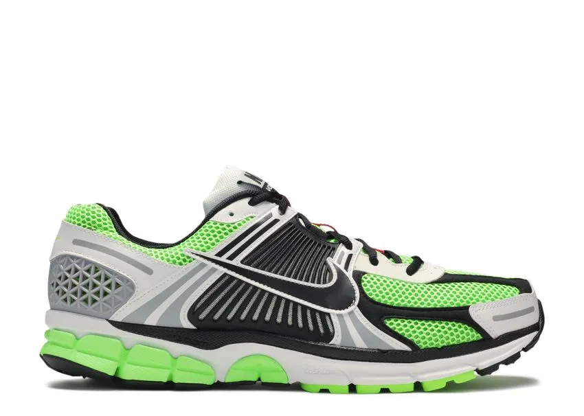 Nike Zoom Vomero 5 Electric Green Black polka - dot running wear Arch   Supportive