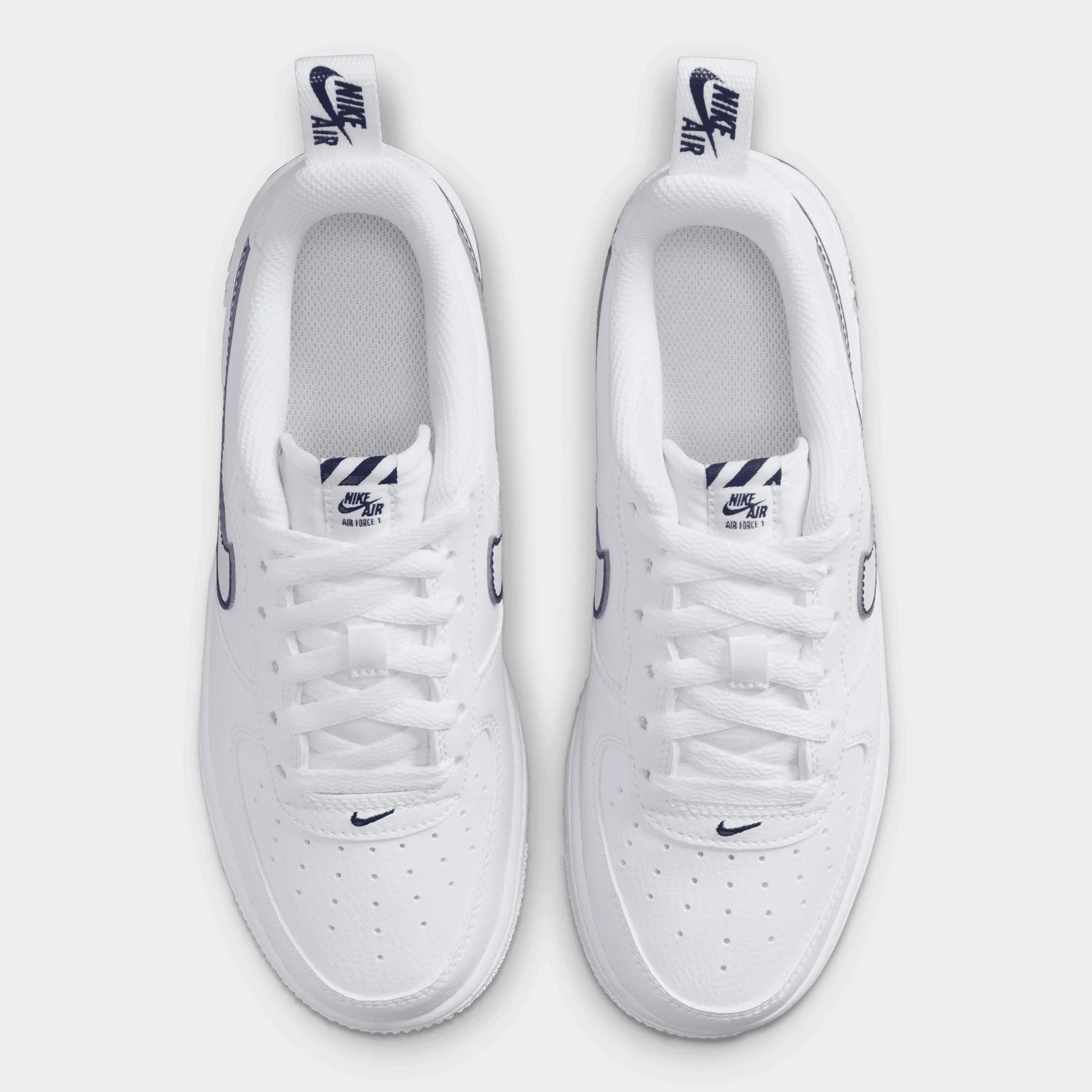 hot climate Pure Fit Nike Air Force 1 LV8 GS White / Photon Dust - Midnight Navy