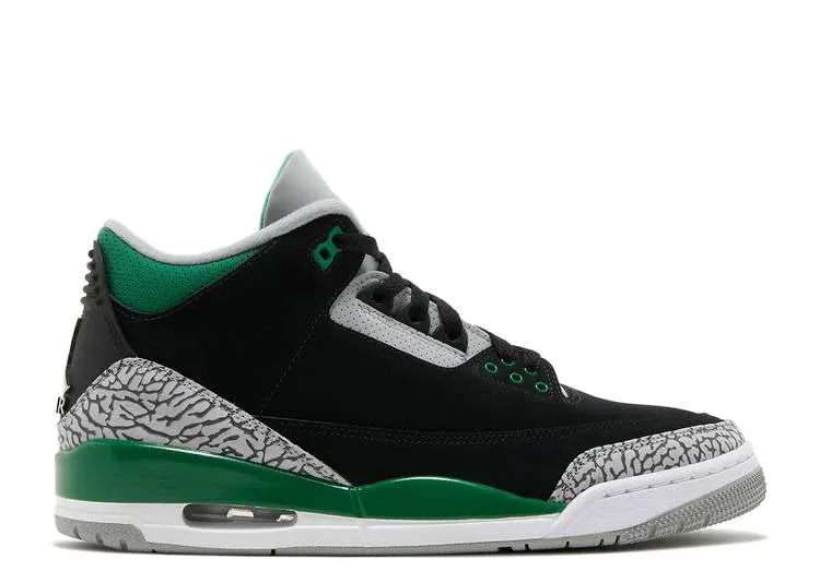 Air Jordan 3 Pine Green Reinforced toe Morning Hike