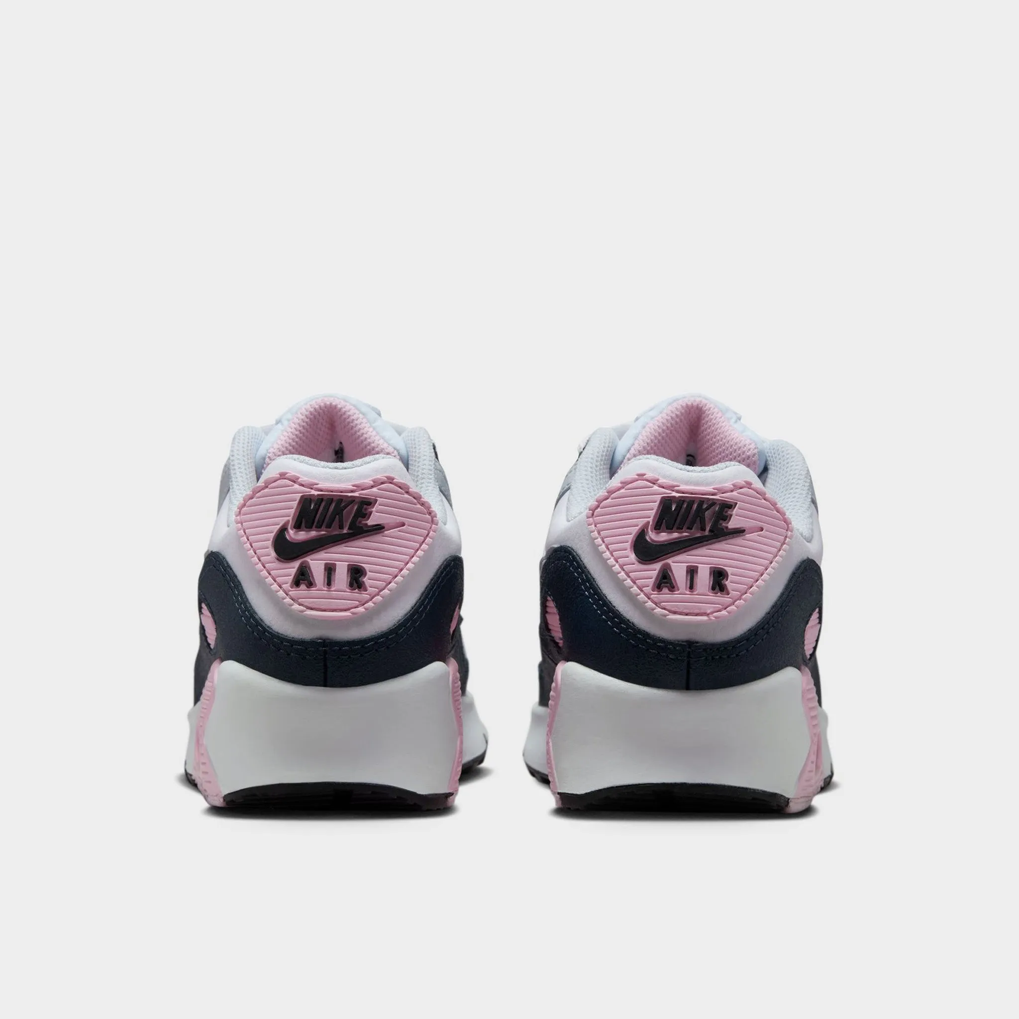 Market Stroll Valley Hike Nike Air Max 90 LTR GS White / Wolf Grey - Pink Foam