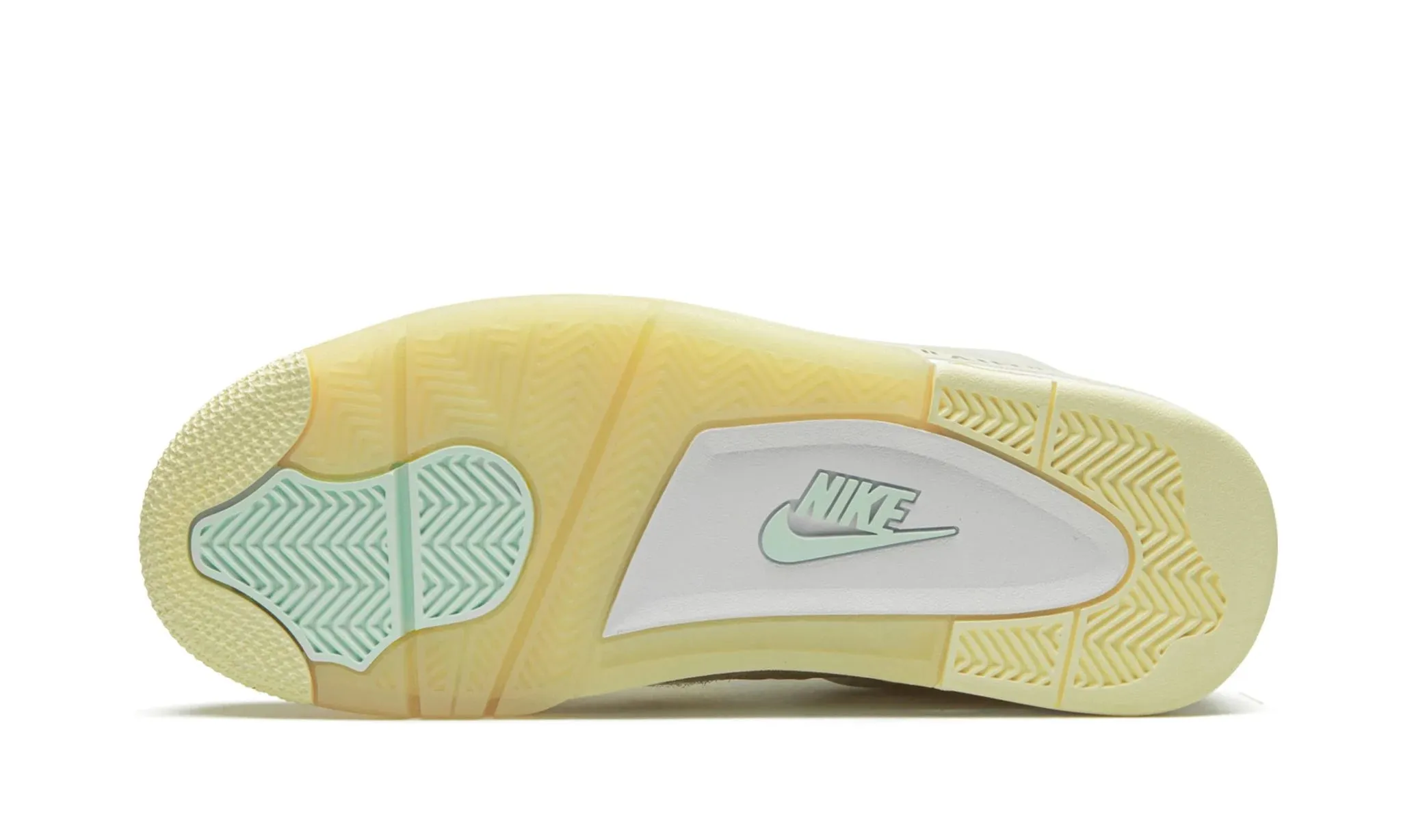 Off-White x Wmns Air Jordan 4 Retro SP Sail Yellow Sun