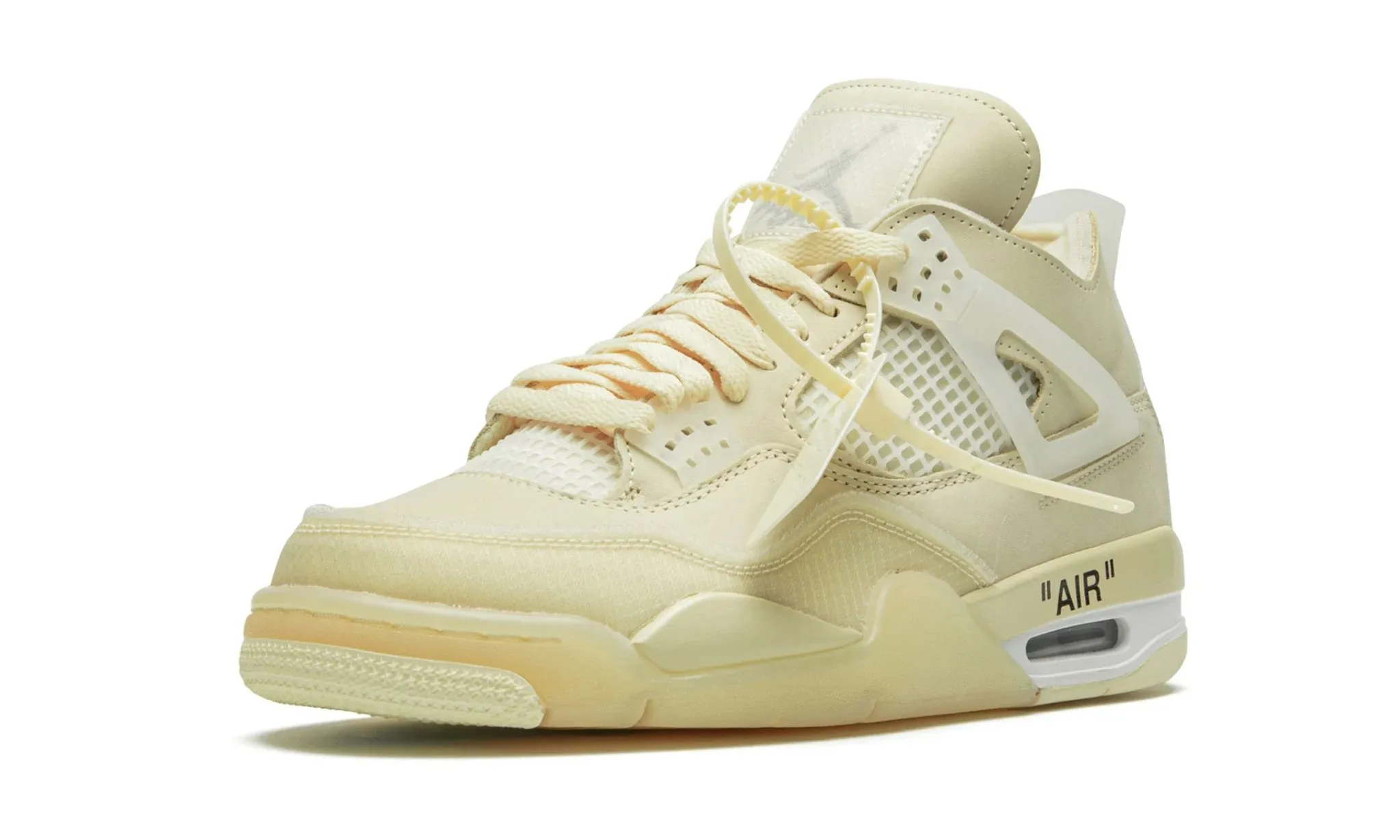 Ankle friendly Off-White x Wmns Air Jordan 4 Retro SP Sail
