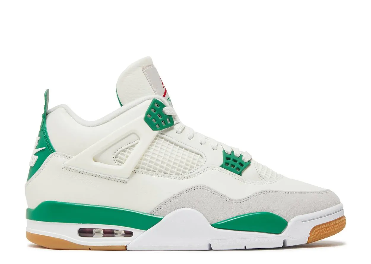 Premium Comfort Traction Control Air Jordan 4 Retro SB Pine Green