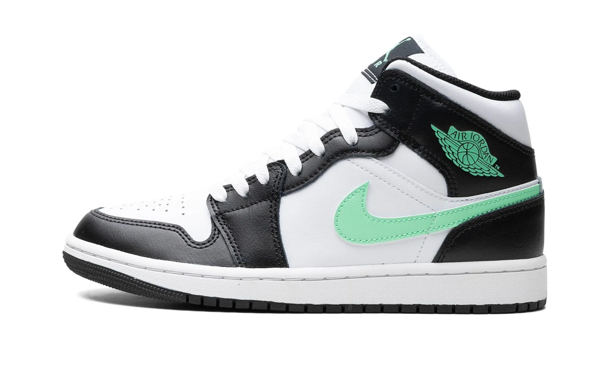 Air Jordan 1 Mid 'Green Glow' Calm Tone